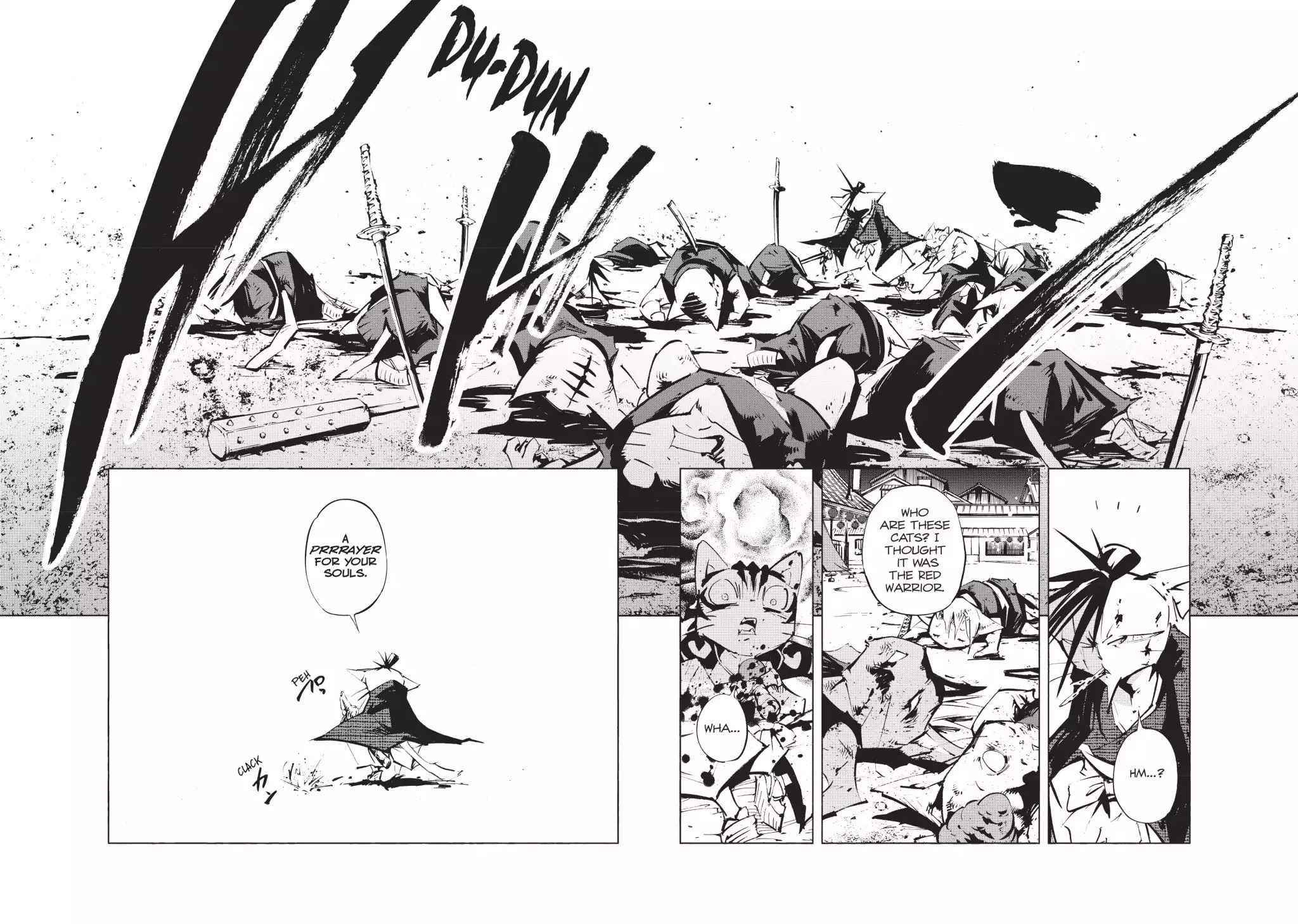 Nekogahara: Stray Cat Samurai Chapter 2 page 27 - Chapter 2: Red Dreams, Dangerous Pastimes