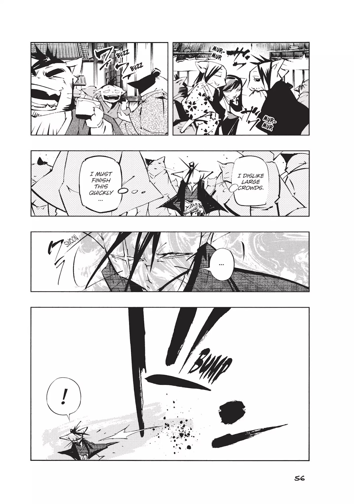 Nekogahara: Stray Cat Samurai Chapter 2 page 7 - Chapter 2: Red Dreams, Dangerous Pastimes