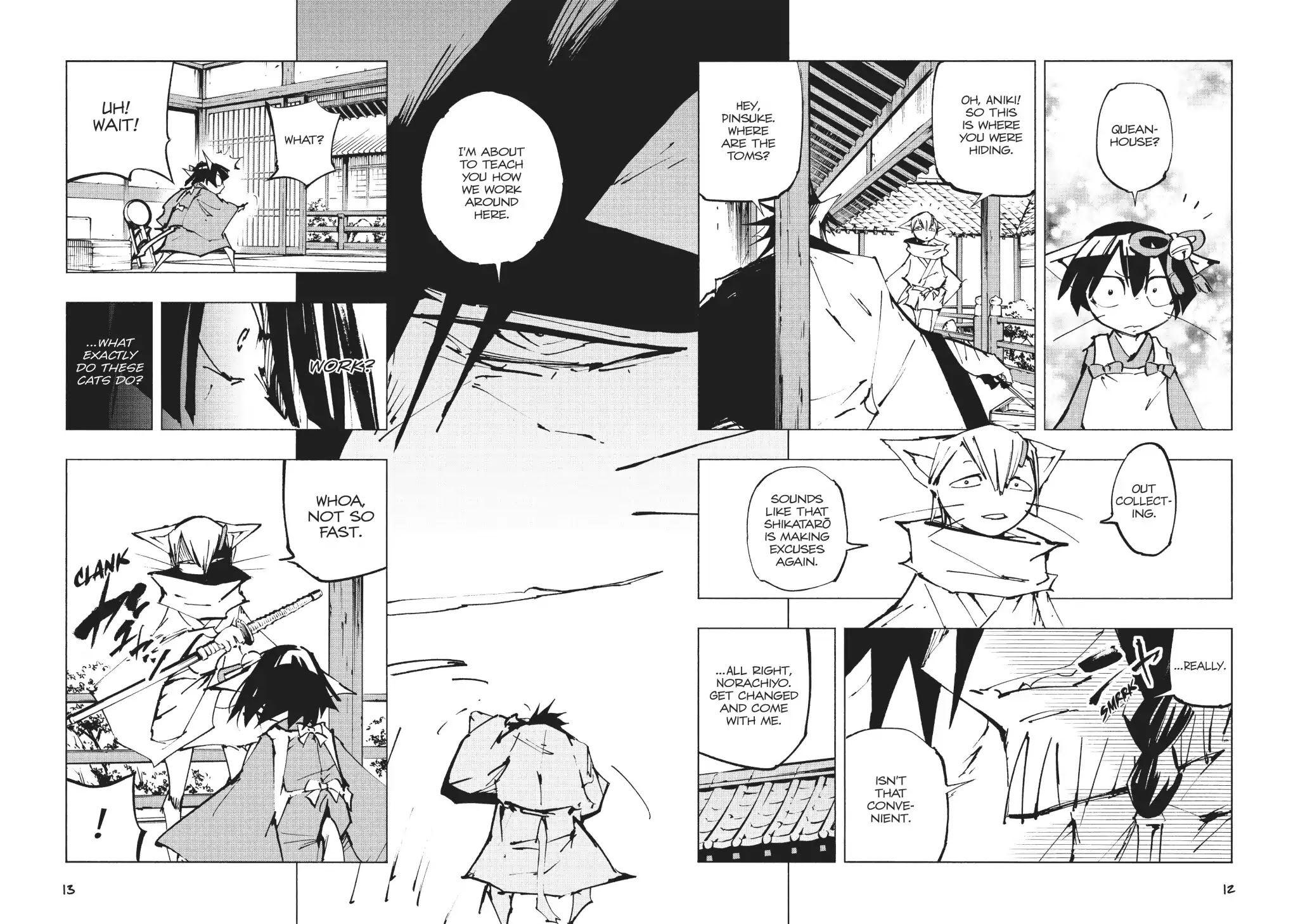 Nekogahara: Stray Cat Samurai Chapter 20 page 11 - Chapter 20: HI LONE KITTY, PART 2