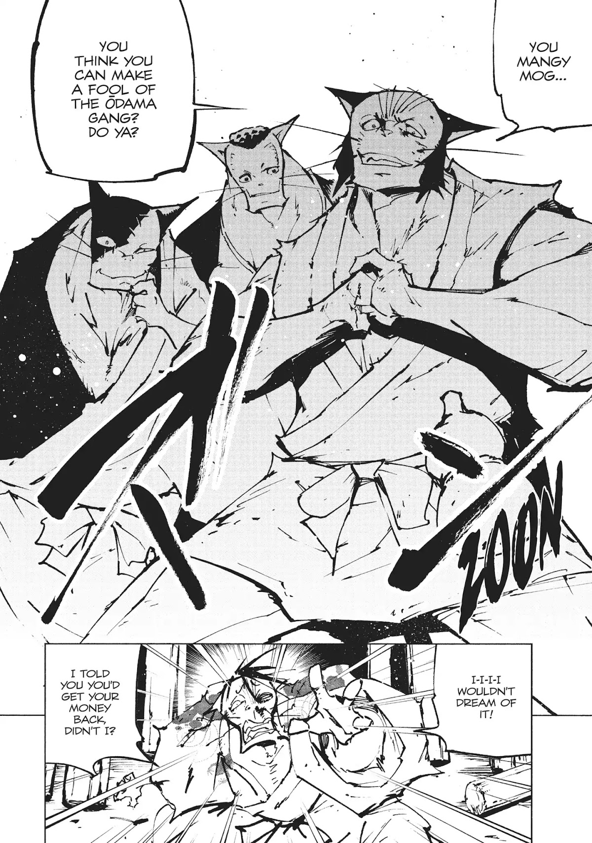 Nekogahara: Stray Cat Samurai Chapter 20 page 14 - Chapter 20: HI LONE KITTY, PART 2