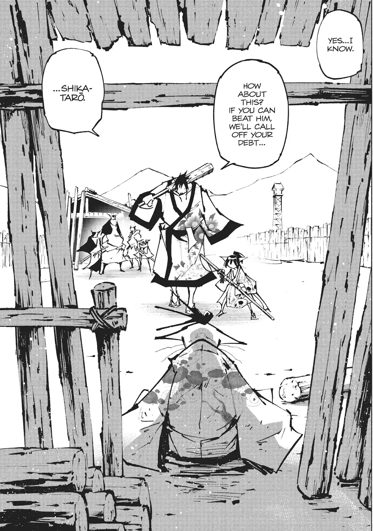 Nekogahara: Stray Cat Samurai Chapter 21 page 1 - Chapter 21: HI LONE KITTY, PART 3