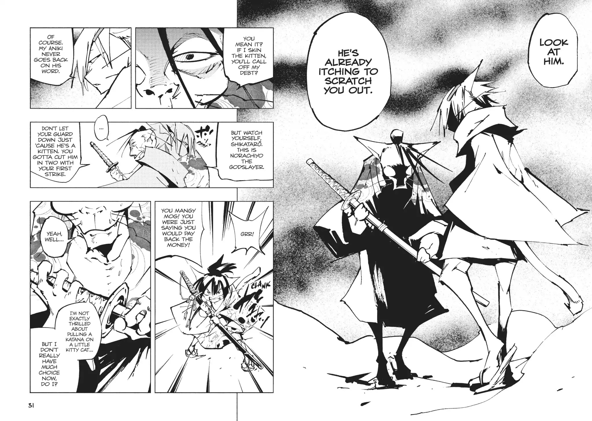 Nekogahara: Stray Cat Samurai Chapter 21 page 6 - Chapter 21: HI LONE KITTY, PART 3