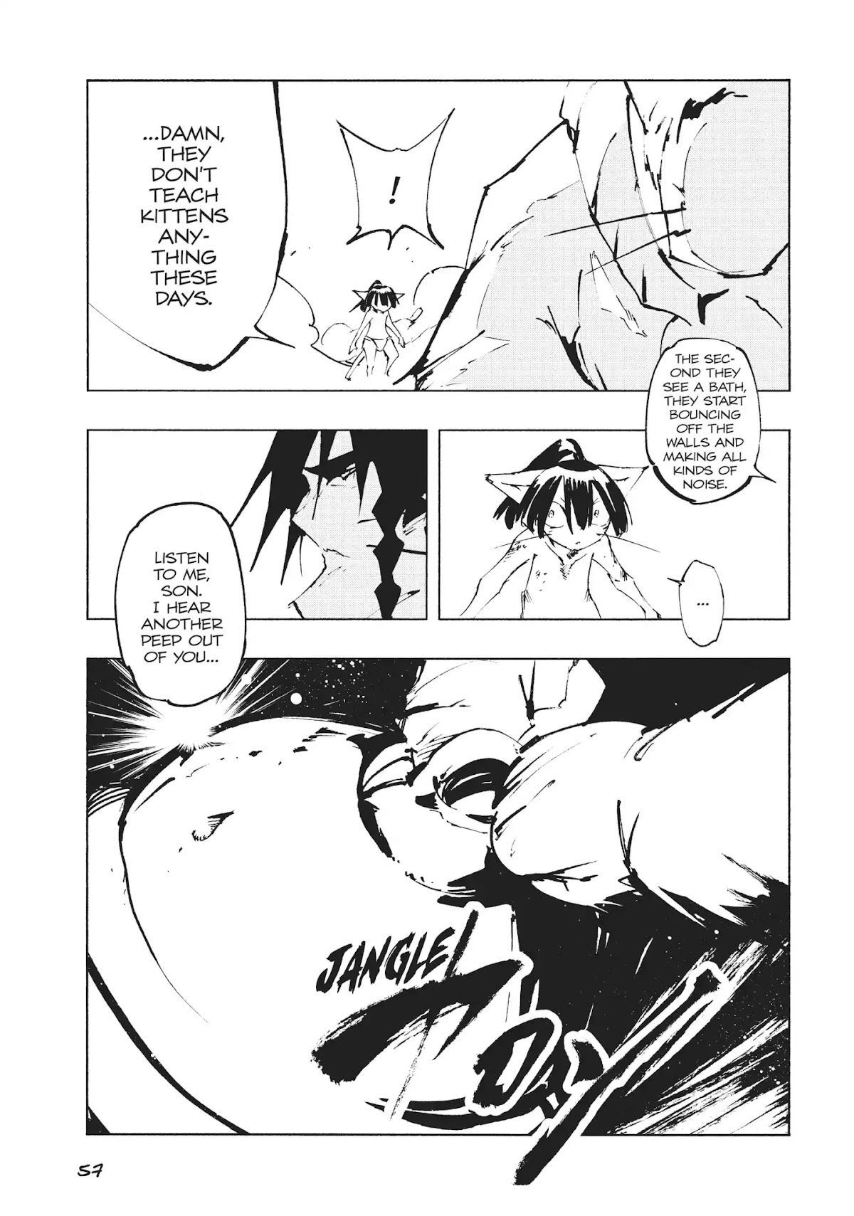 Nekogahara: Stray Cat Samurai Chapter 22 page 11 - Chapter 22: HI LONE KITTY, PART 4