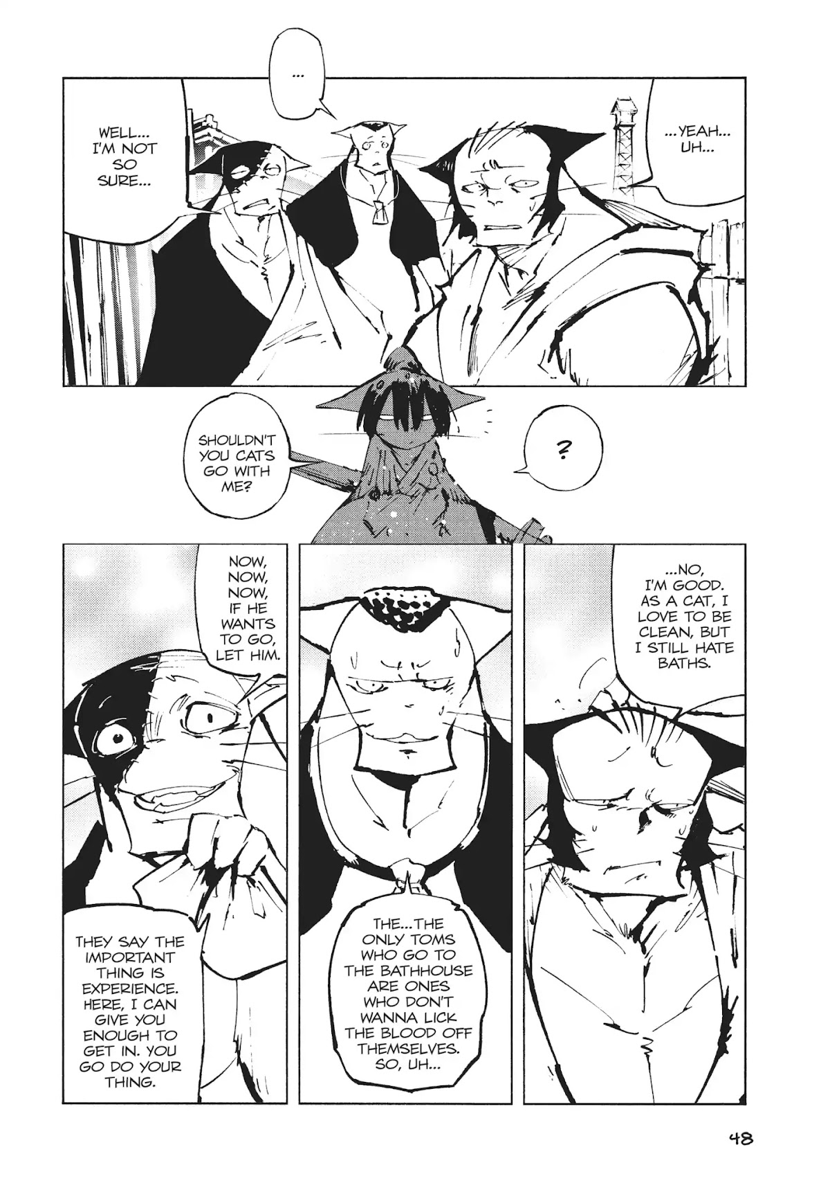Nekogahara: Stray Cat Samurai Chapter 22 page 4 - Chapter 22: HI LONE KITTY, PART 4