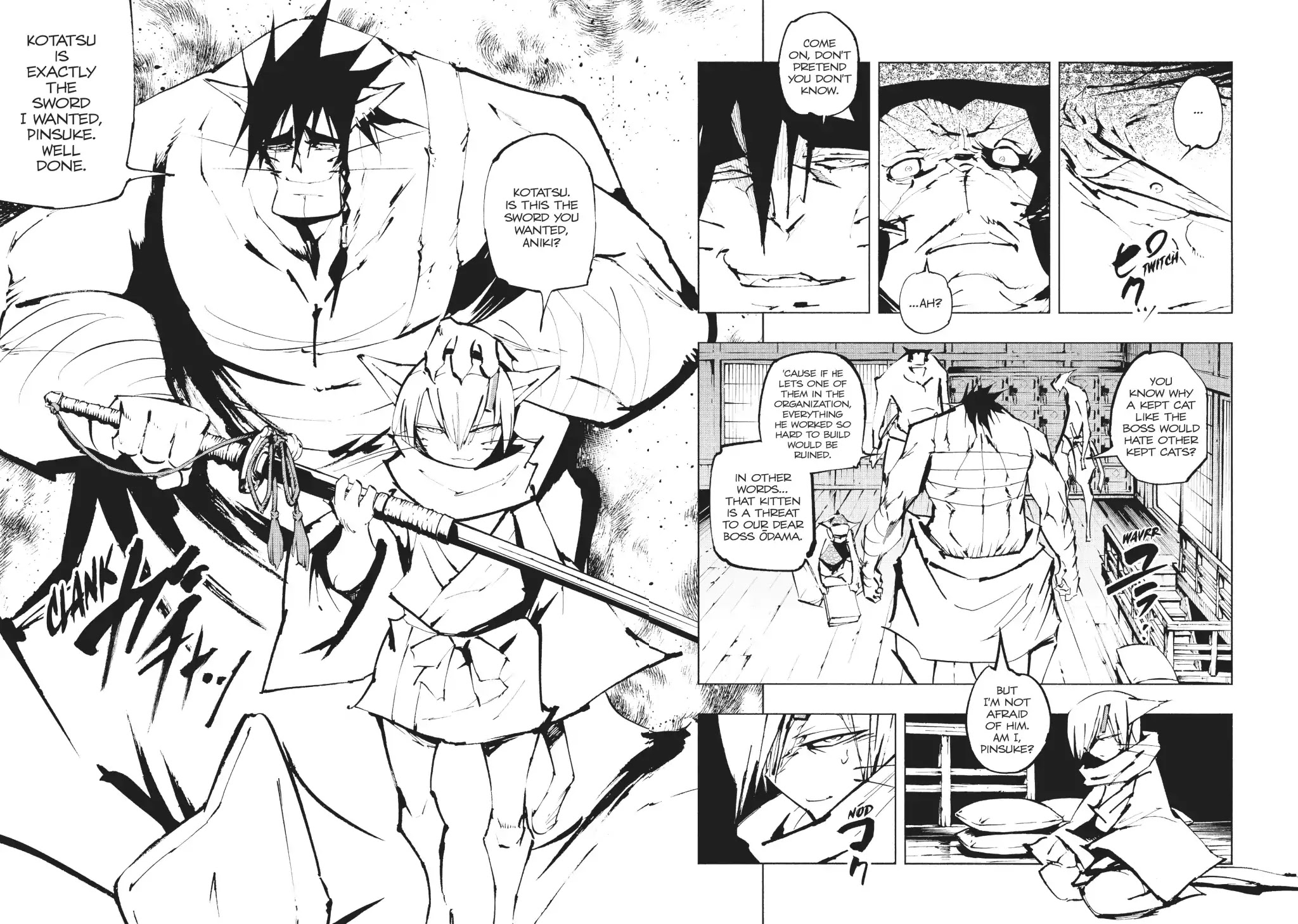 Nekogahara: Stray Cat Samurai Chapter 23 page 17 - Chapter 23: HI LONE KITTY, PART 5