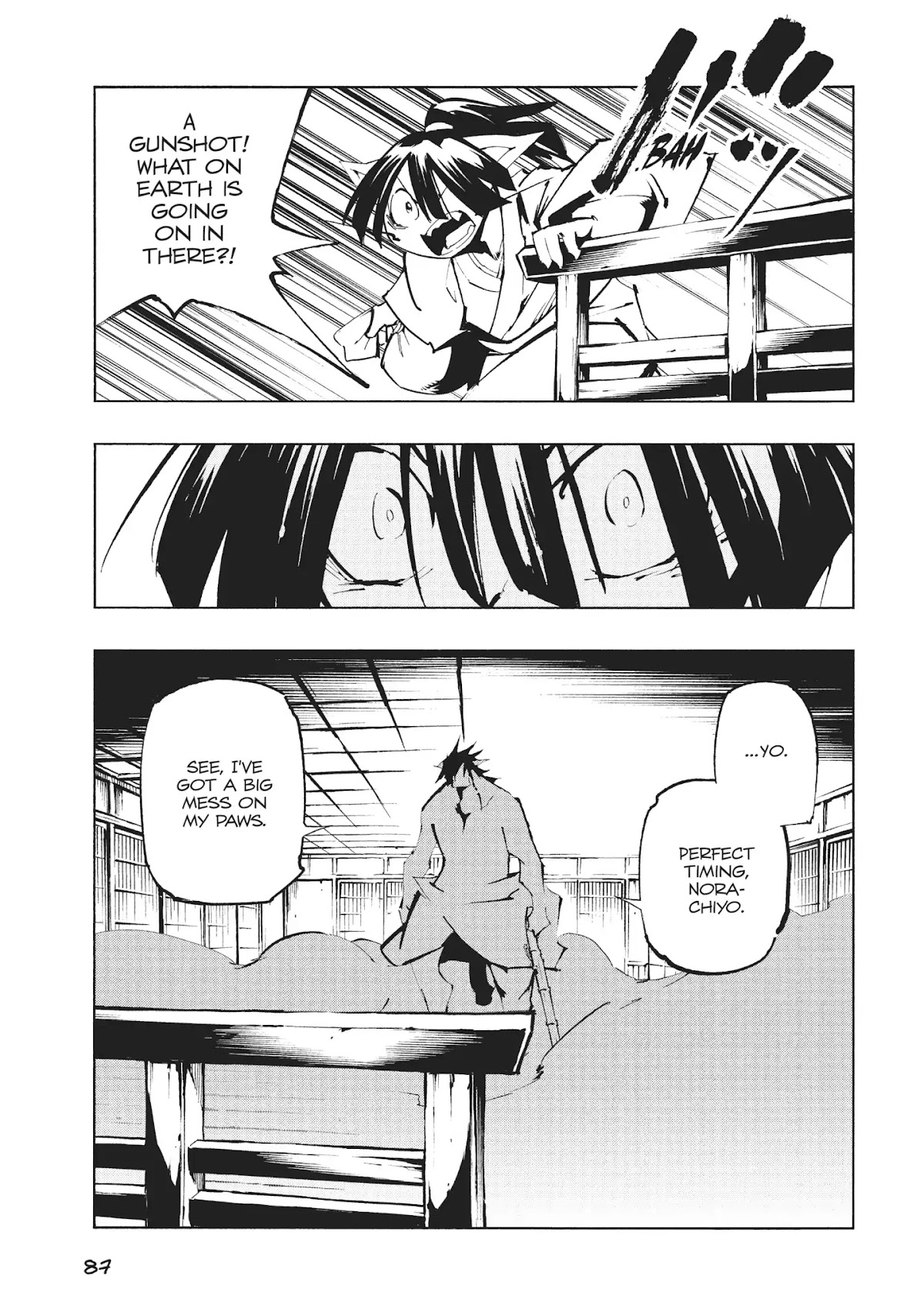 Nekogahara: Stray Cat Samurai Chapter 23 page 21 - Chapter 23: HI LONE KITTY, PART 5