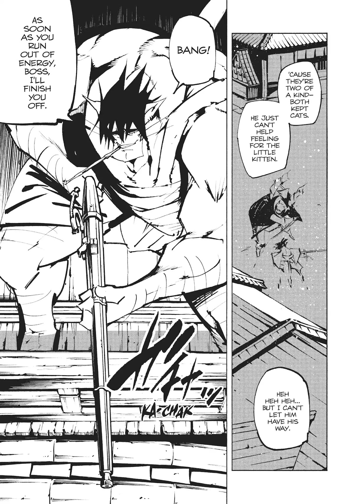 Nekogahara: Stray Cat Samurai Chapter 23 page 34 - Chapter 23: HI LONE KITTY, PART 5