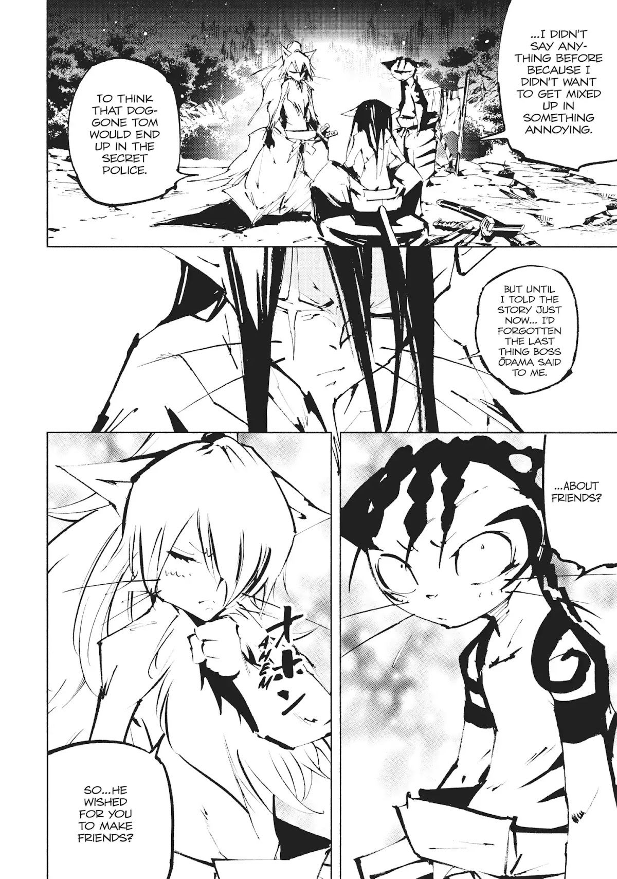 Nekogahara: Stray Cat Samurai Chapter 23 page 44 - Chapter 23: HI LONE KITTY, PART 5