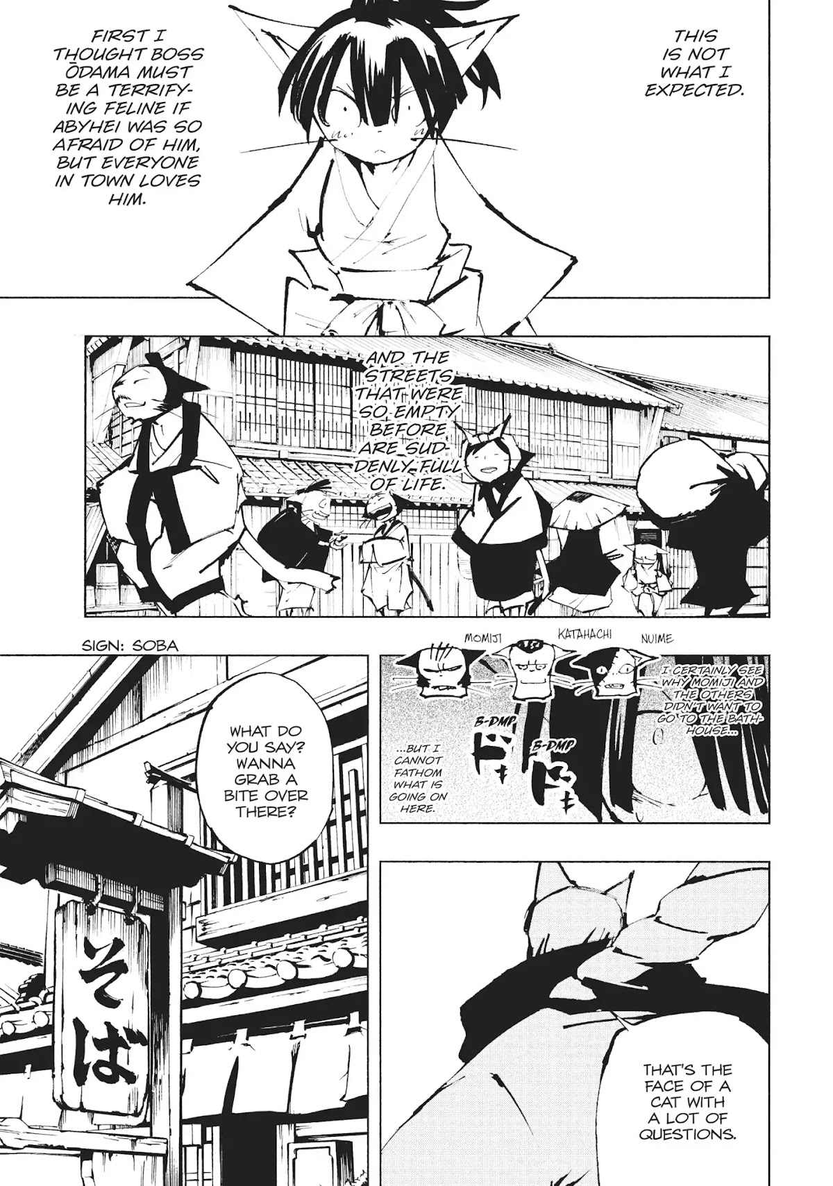 Nekogahara: Stray Cat Samurai Chapter 23 page 7 - Chapter 23: HI LONE KITTY, PART 5
