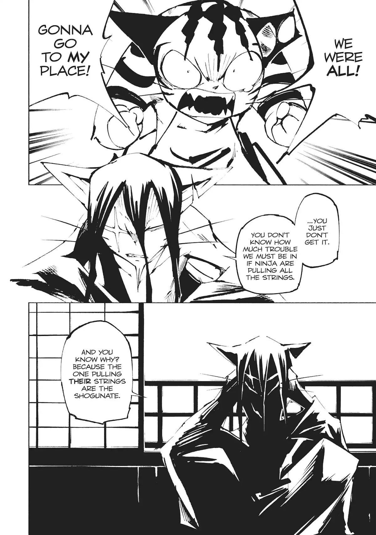 Nekogahara: Stray Cat Samurai Chapter 24 page 14 - Chapter 24: MEW UPON THE SEA