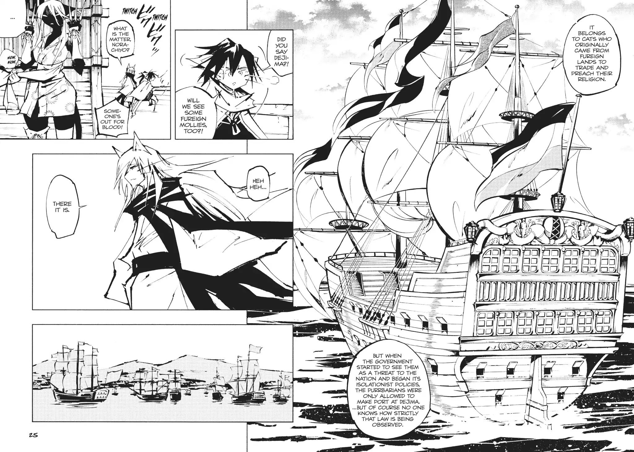 Nekogahara: Stray Cat Samurai Chapter 25 page 23 - Chapter 25: Shimagara The Hellions