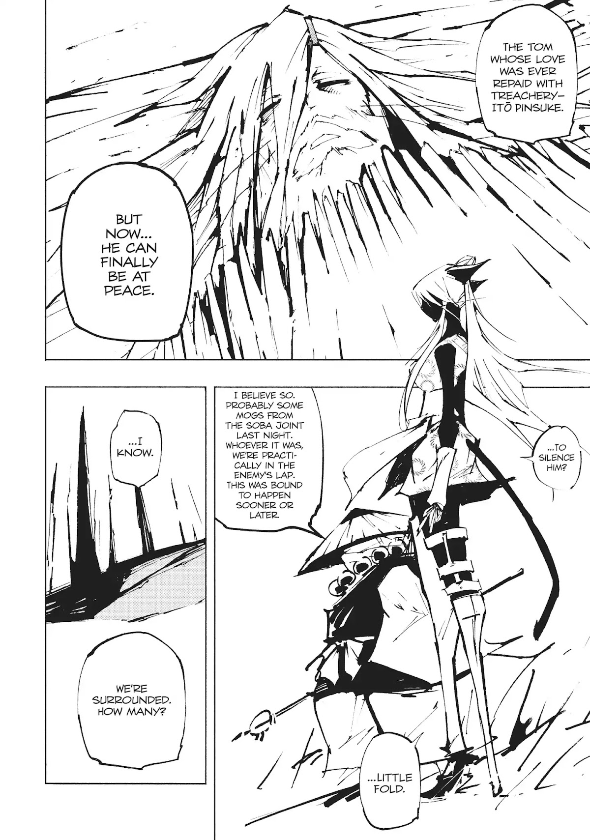 Nekogahara: Stray Cat Samurai Chapter 25 page 34 - Chapter 25: Shimagara The Hellions