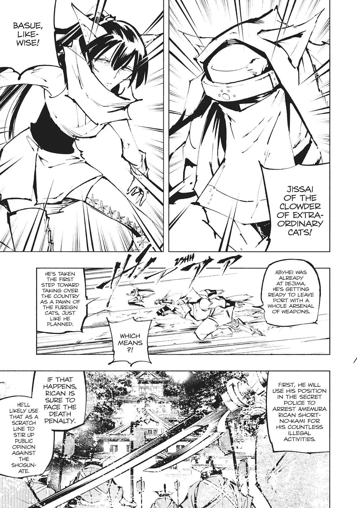 Nekogahara: Stray Cat Samurai Chapter 26 page 25 - Chapter 26: Bye Bye Trai