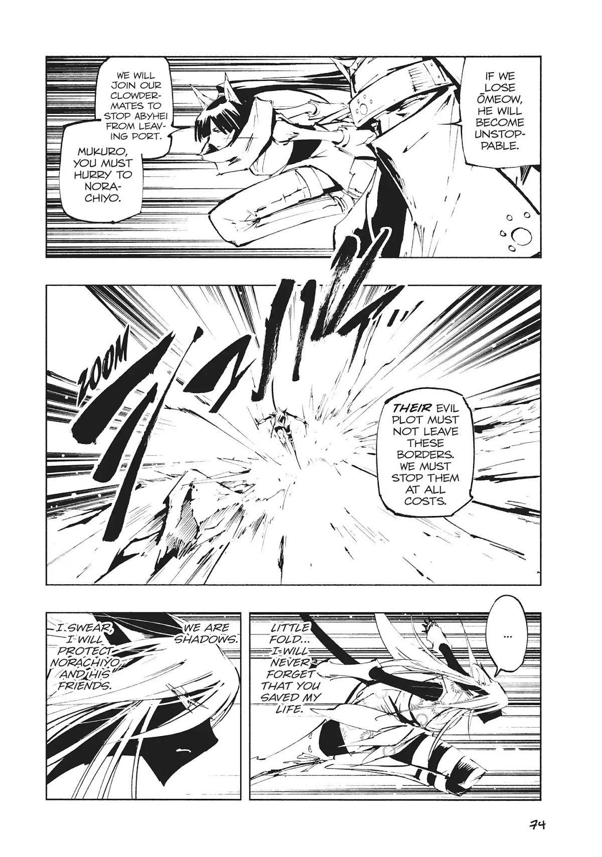 Nekogahara: Stray Cat Samurai Chapter 26 page 26 - Chapter 26: Bye Bye Trai