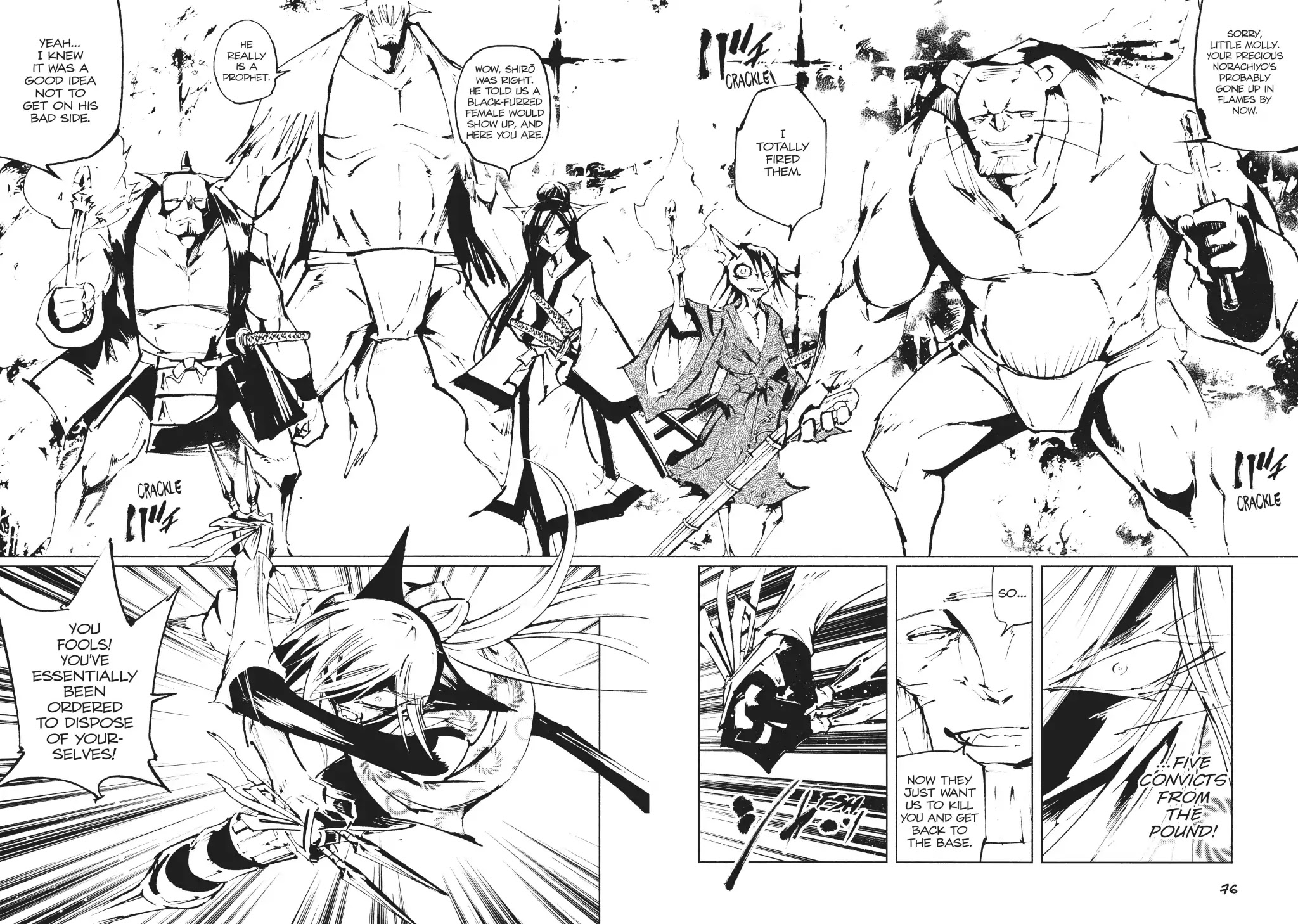 Nekogahara: Stray Cat Samurai Chapter 26 page 28 - Chapter 26: Bye Bye Trai