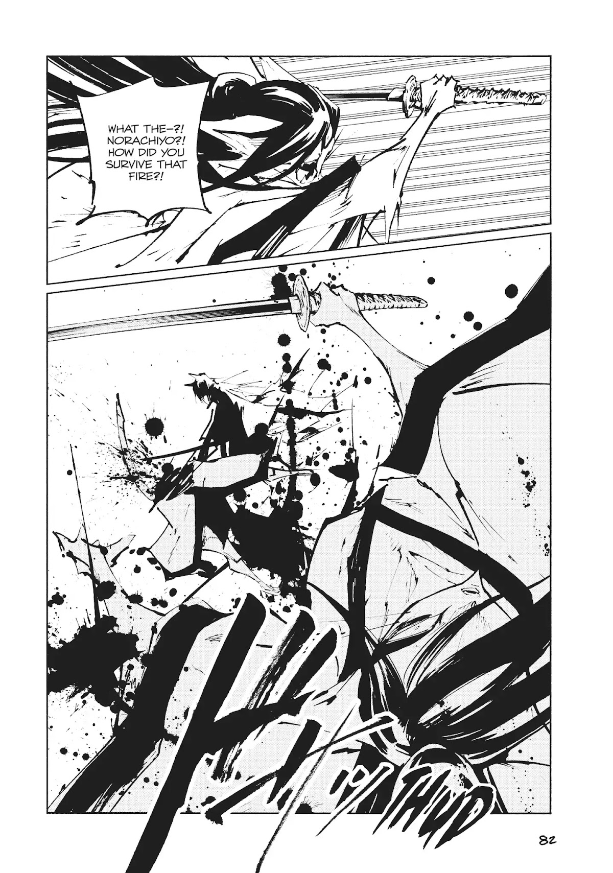 Nekogahara: Stray Cat Samurai Chapter 26 page 32 - Chapter 26: Bye Bye Trai