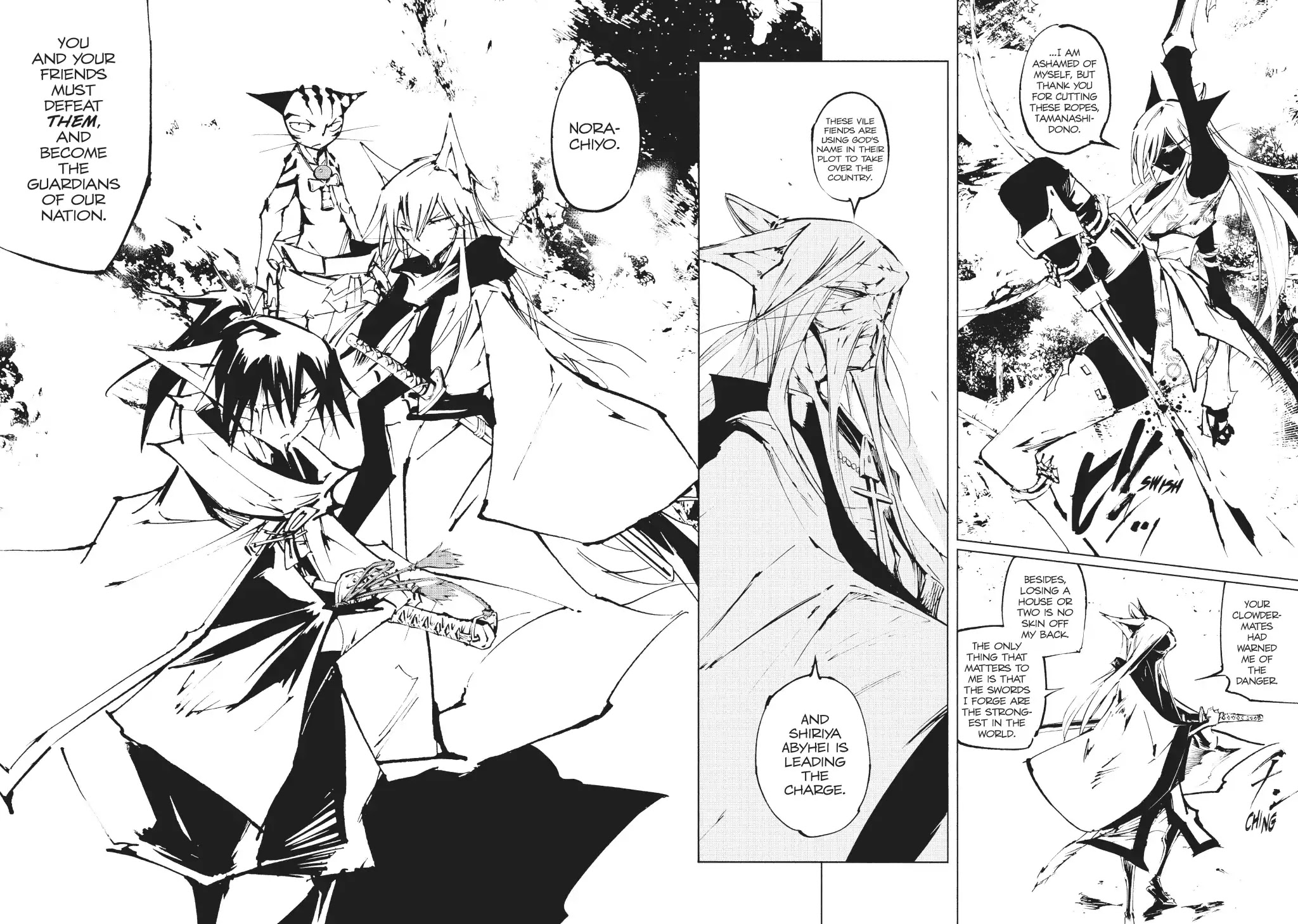 Nekogahara: Stray Cat Samurai Chapter 26 page 36 - Chapter 26: Bye Bye Trai
