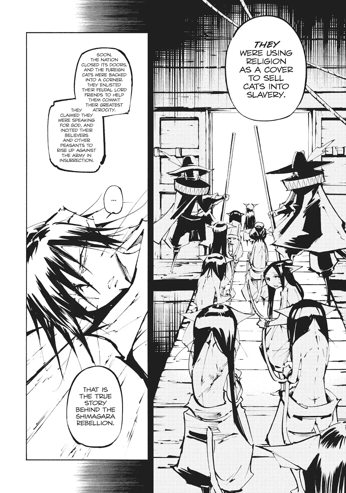 Nekogahara: Stray Cat Samurai Chapter 26 page 8 - Chapter 26: Bye Bye Trai