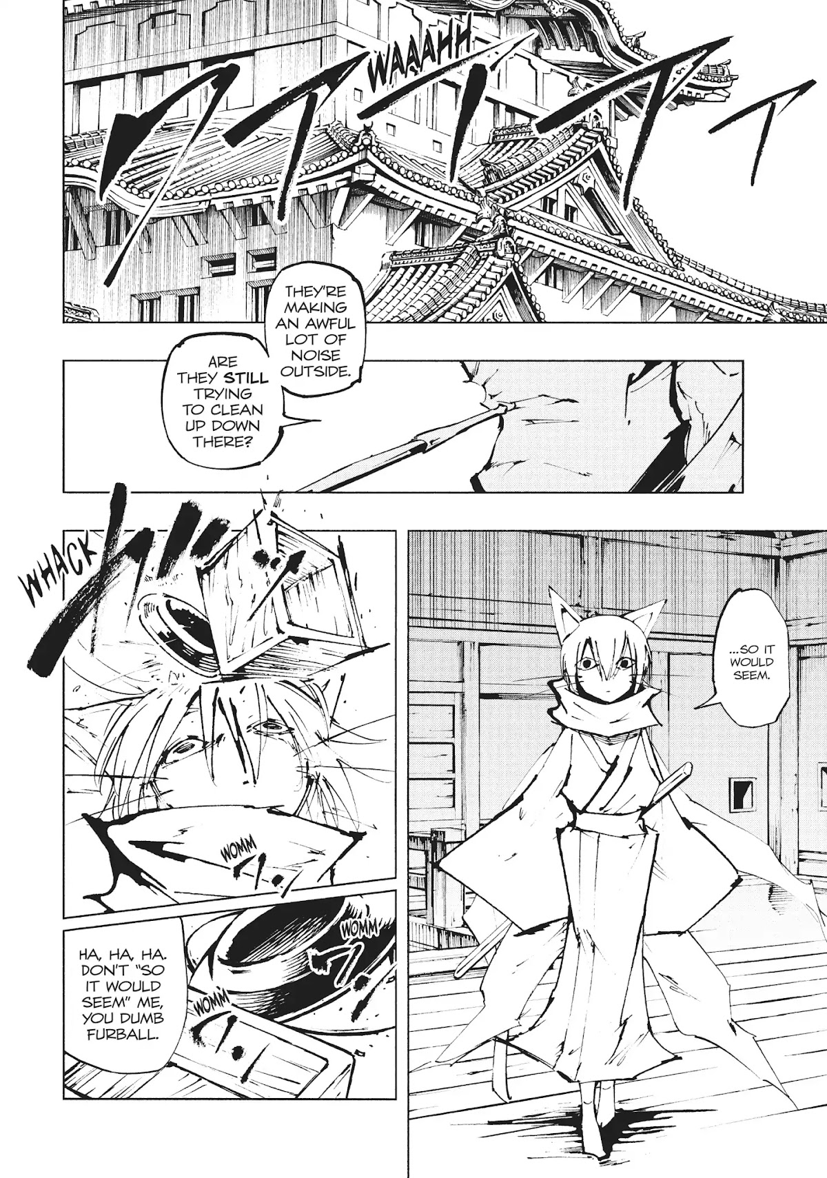 Nekogahara: Stray Cat Samurai Chapter 27 page 17 - Chapter 27: When The Cat Stands, The Bell Rings Again