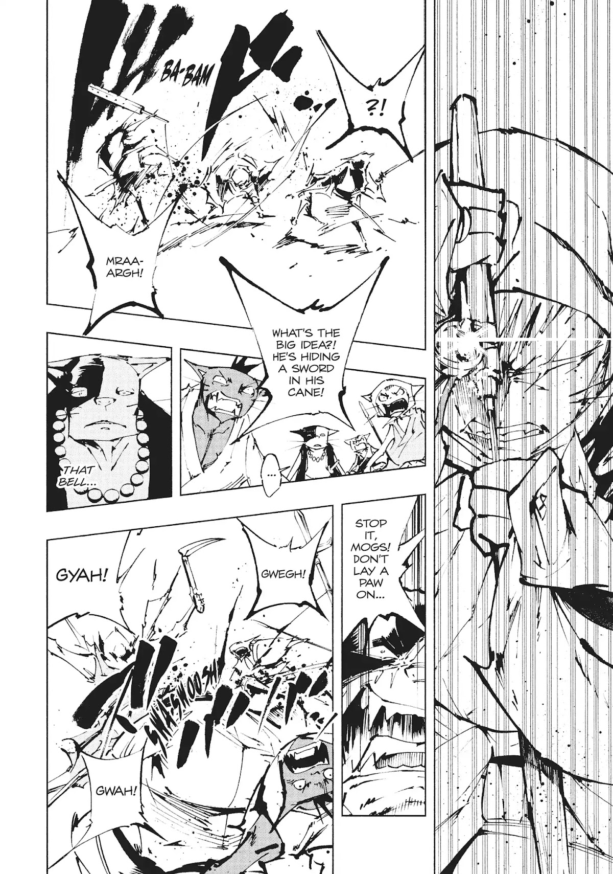 Nekogahara: Stray Cat Samurai Chapter 29 page 14 - Vol.5 Final Chapter: I Bid me Farewell