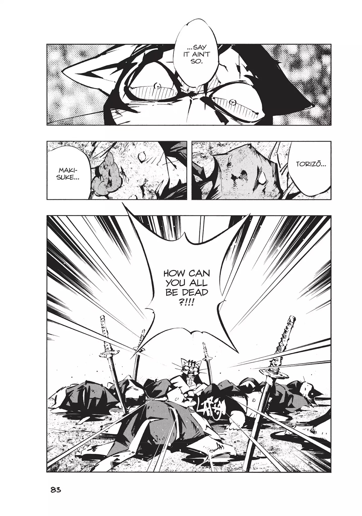 Nekogahara: Stray Cat Samurai Chapter 3 page 1 - Chapter 3: Pompey Sass