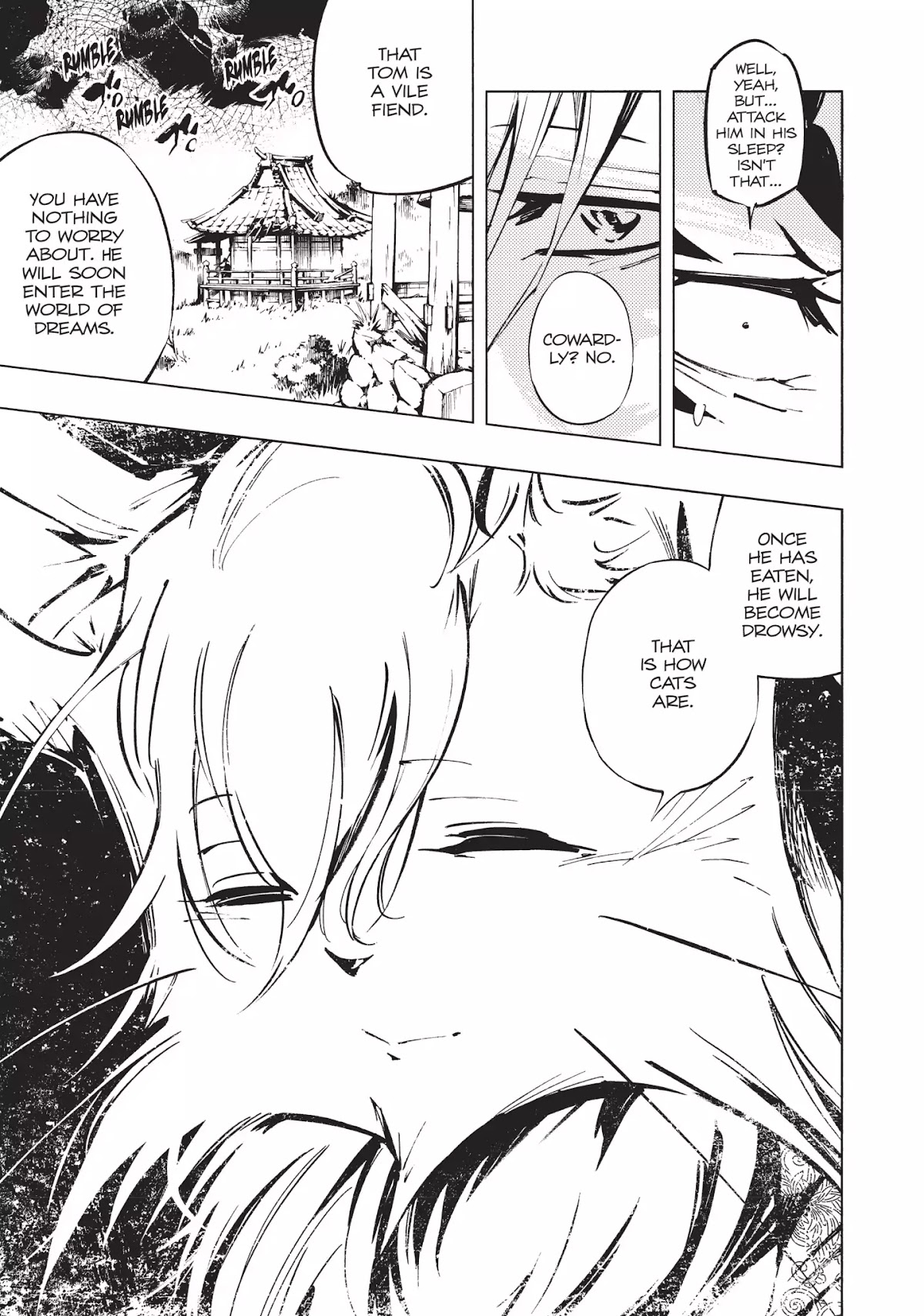 Nekogahara: Stray Cat Samurai Chapter 3 page 12 - Chapter 3: Pompey Sass