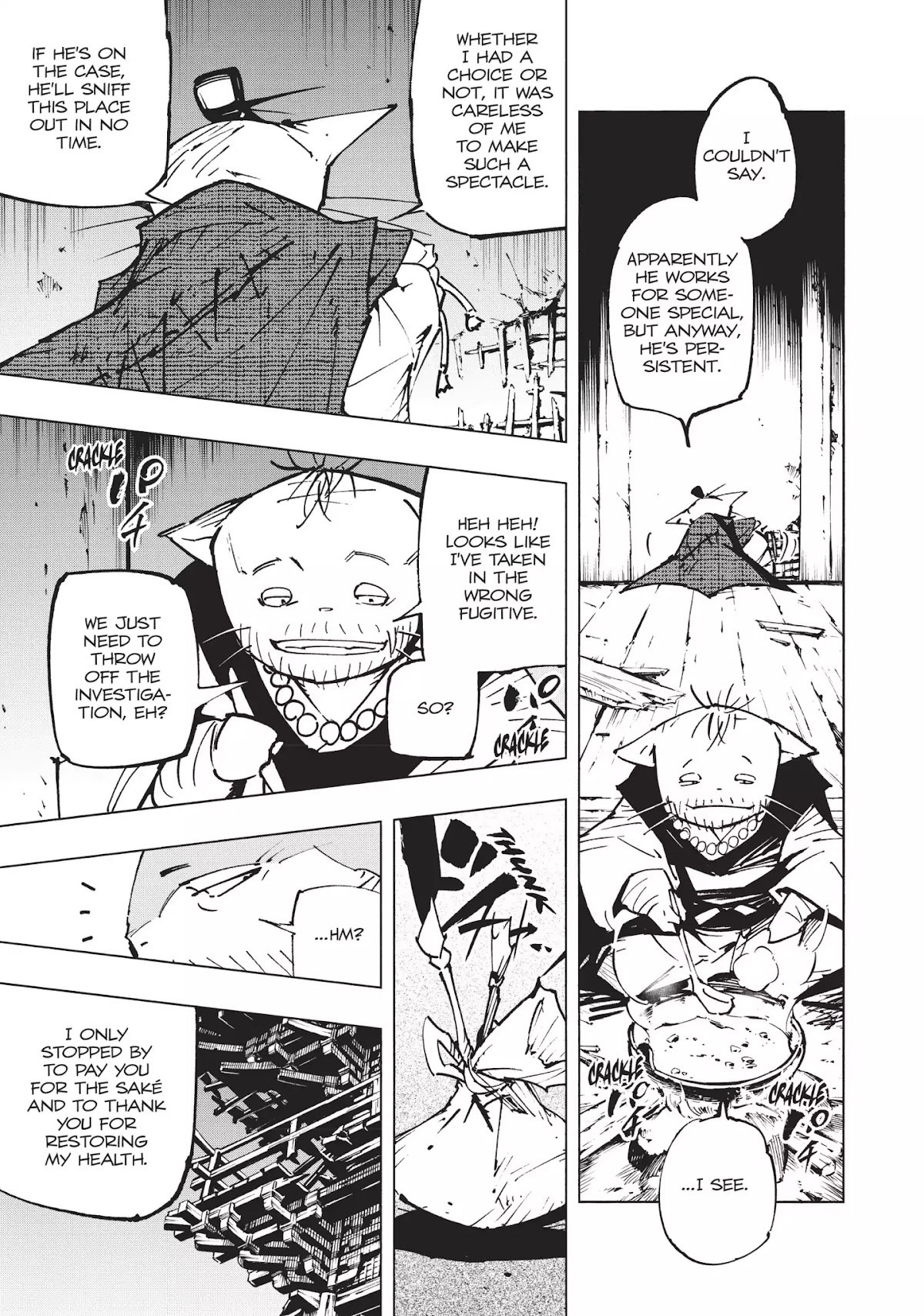 Nekogahara: Stray Cat Samurai Chapter 6 page 12 - Chapter 6: Peach Fuzz, Deep Penetration Agent