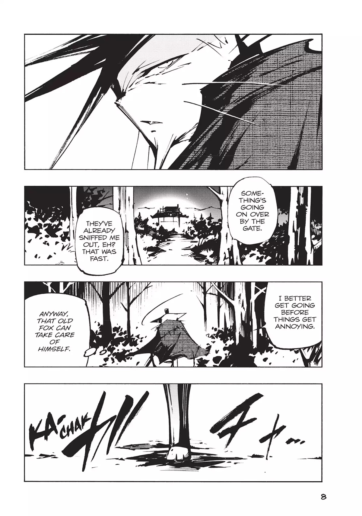 Nekogahara: Stray Cat Samurai Chapter 7 page 8 - Chapter 7: Stumped