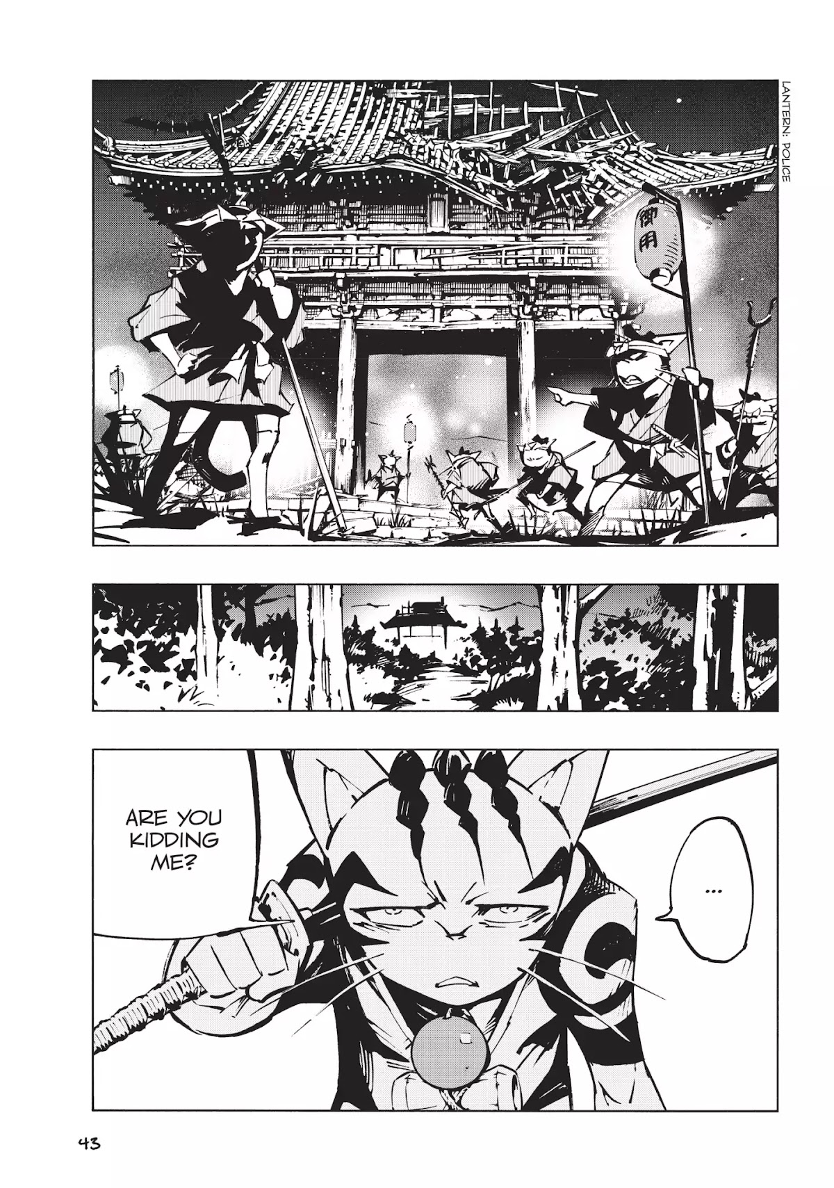 Nekogahara: Stray Cat Samurai Chapter 8 page 11 - Chapter 8: Au Naturel Enemies