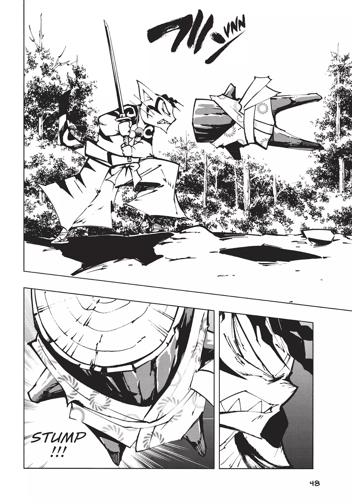 Nekogahara: Stray Cat Samurai Chapter 8 page 15 - Chapter 8: Au Naturel Enemies
