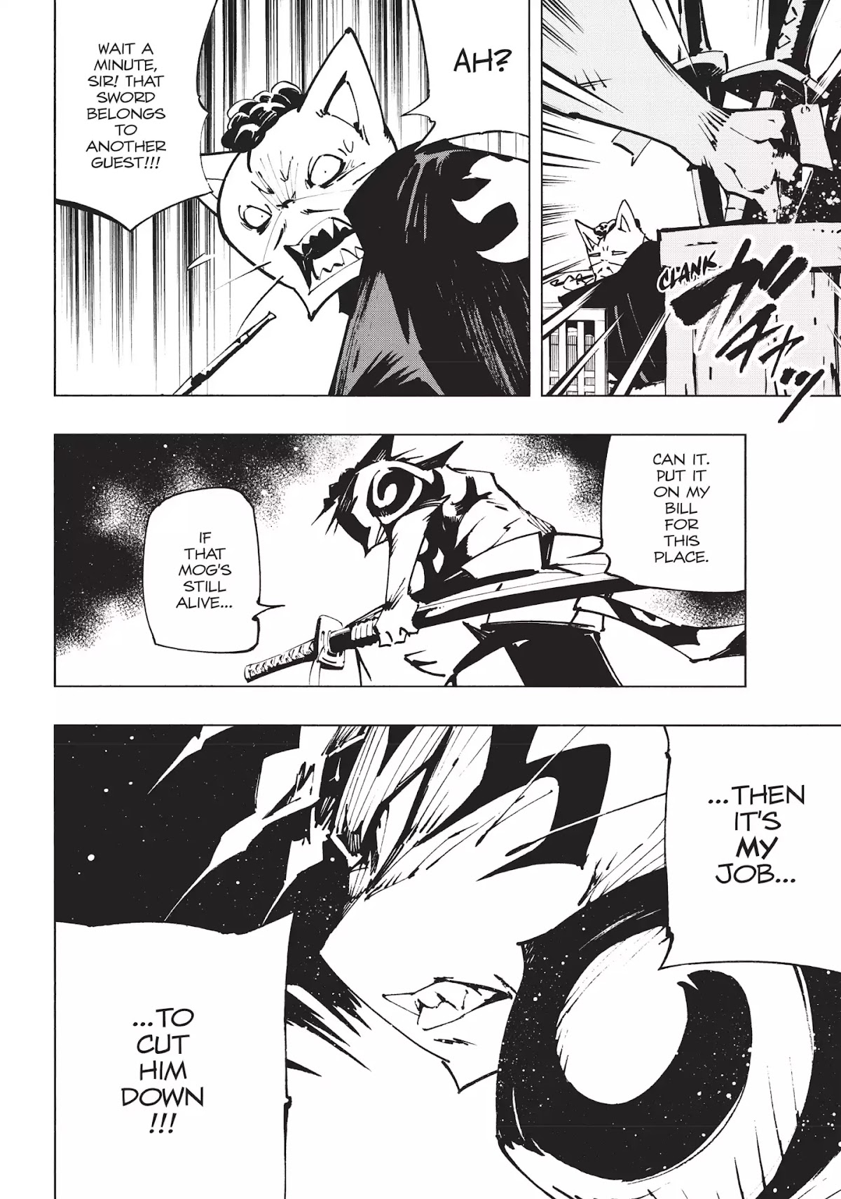 Nekogahara: Stray Cat Samurai Chapter 8 page 2 - Chapter 8: Au Naturel Enemies