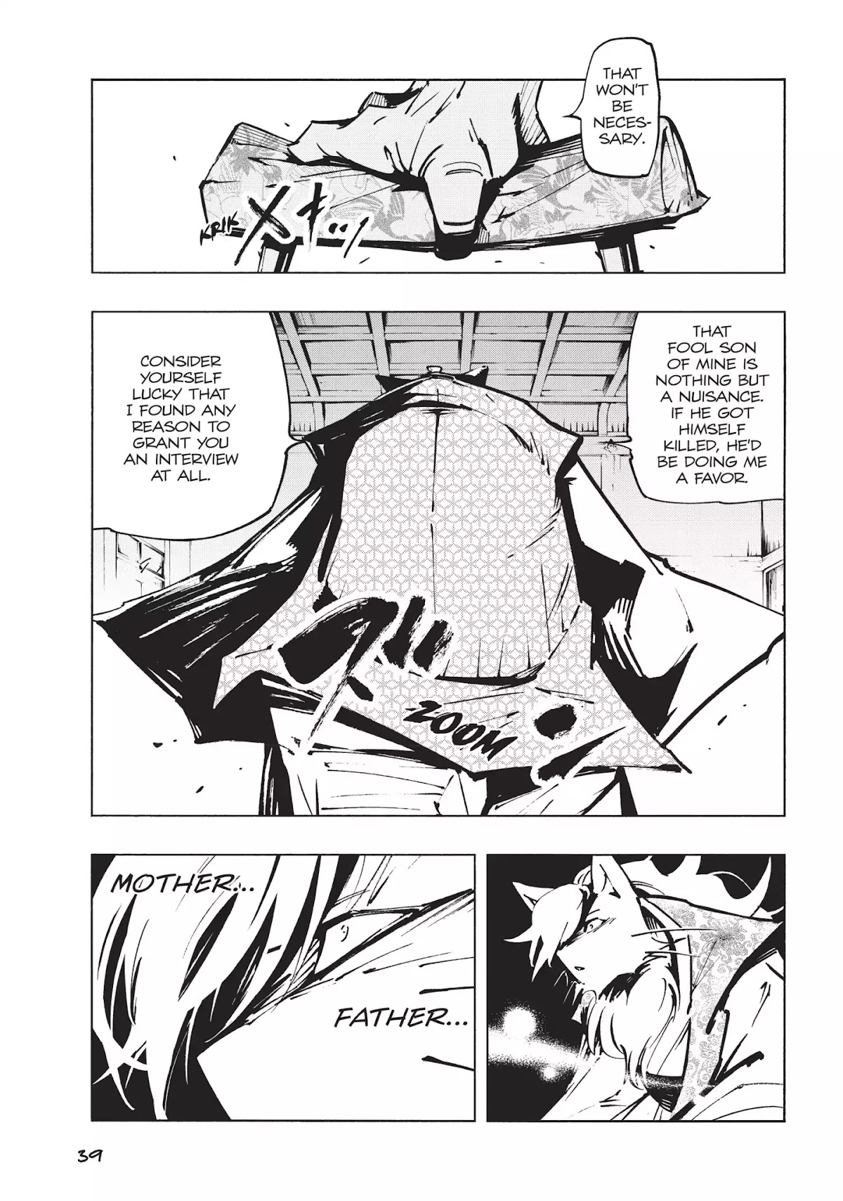 Nekogahara: Stray Cat Samurai Chapter 8 page 8 - Chapter 8: Au Naturel Enemies