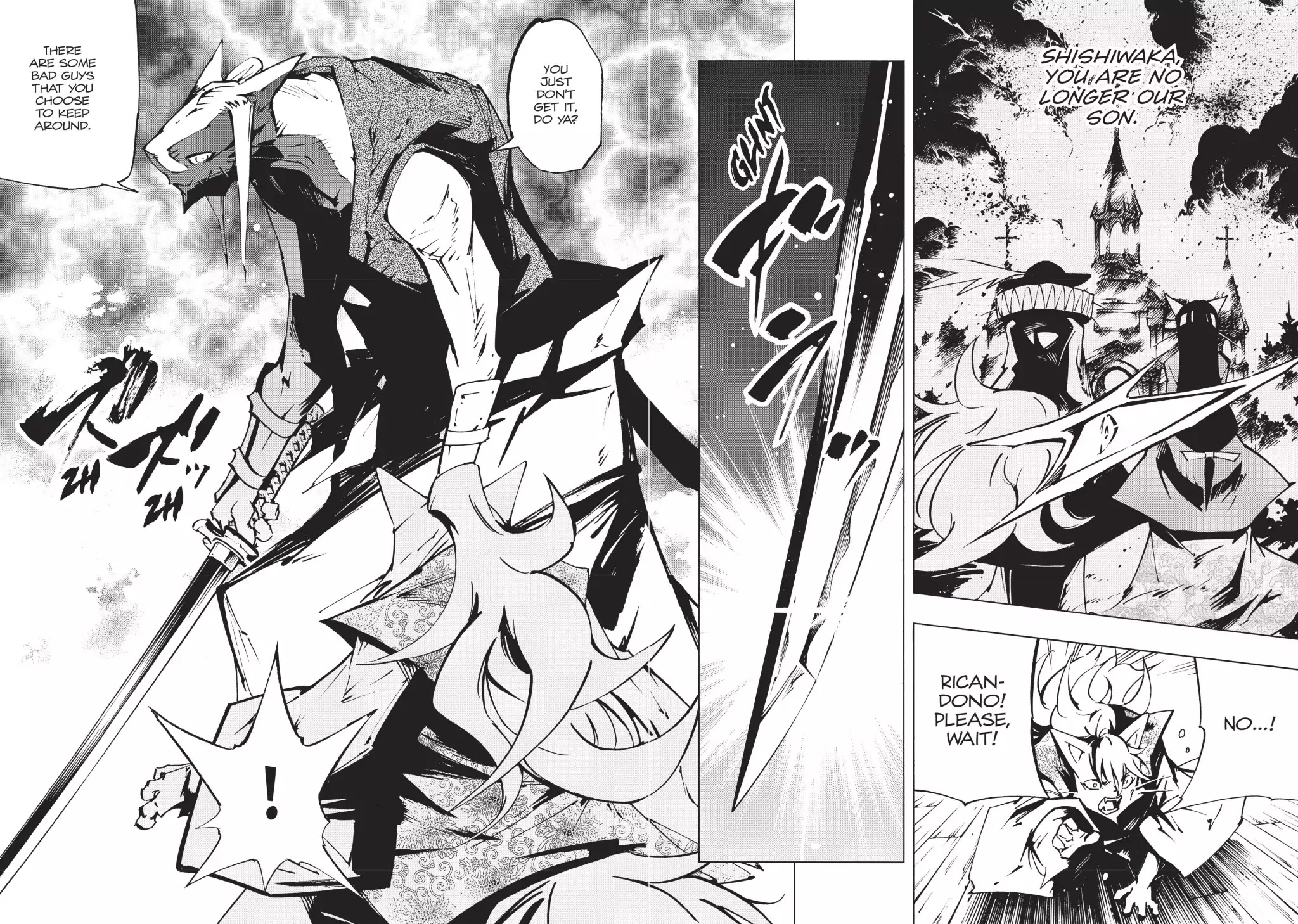 Nekogahara: Stray Cat Samurai Chapter 8 page 9 - Chapter 8: Au Naturel Enemies