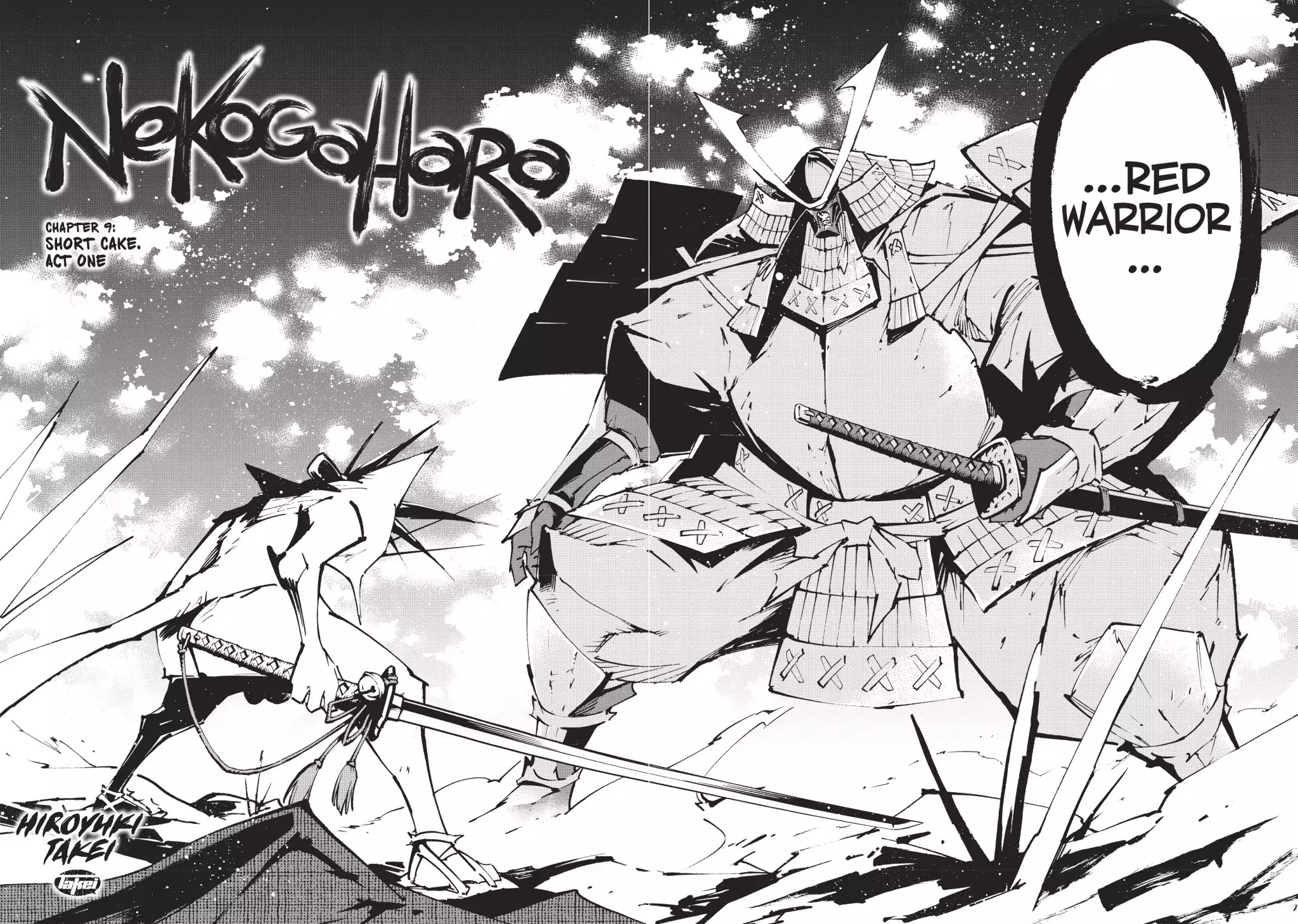 Nekogahara: Stray Cat Samurai Chapter 9 page 2 - Chapter 9: Short Cake. Act One