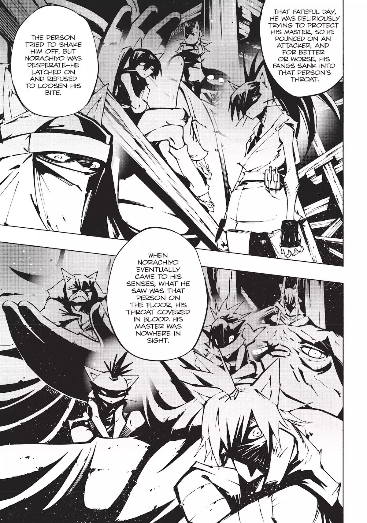 Nekogahara: Stray Cat Samurai Chapter 9 page 6 - Chapter 9: Short Cake. Act One