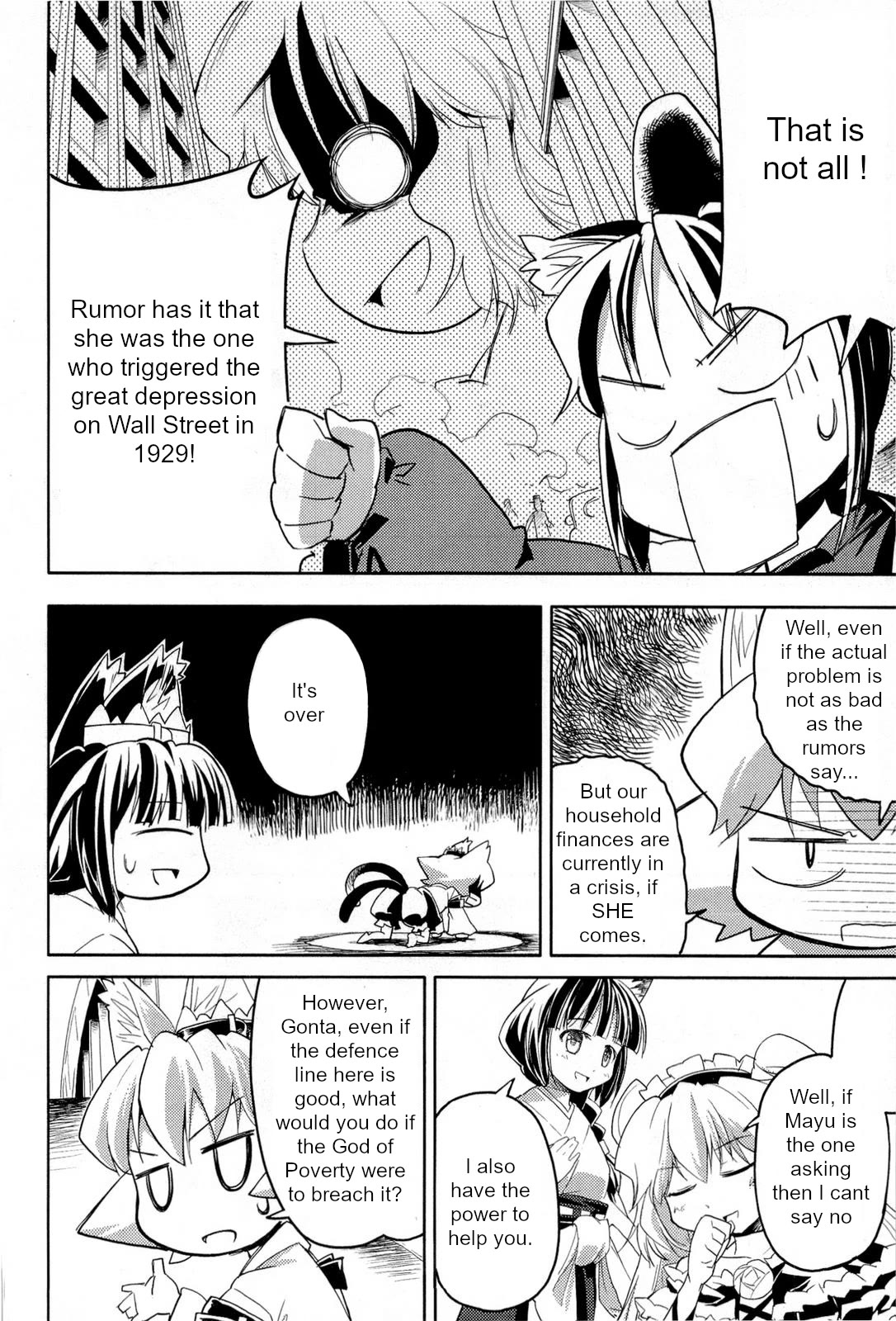 Nekogami Yaoyorozu Chapter 3 page 12 - Chapter 3: God of poverty inspection