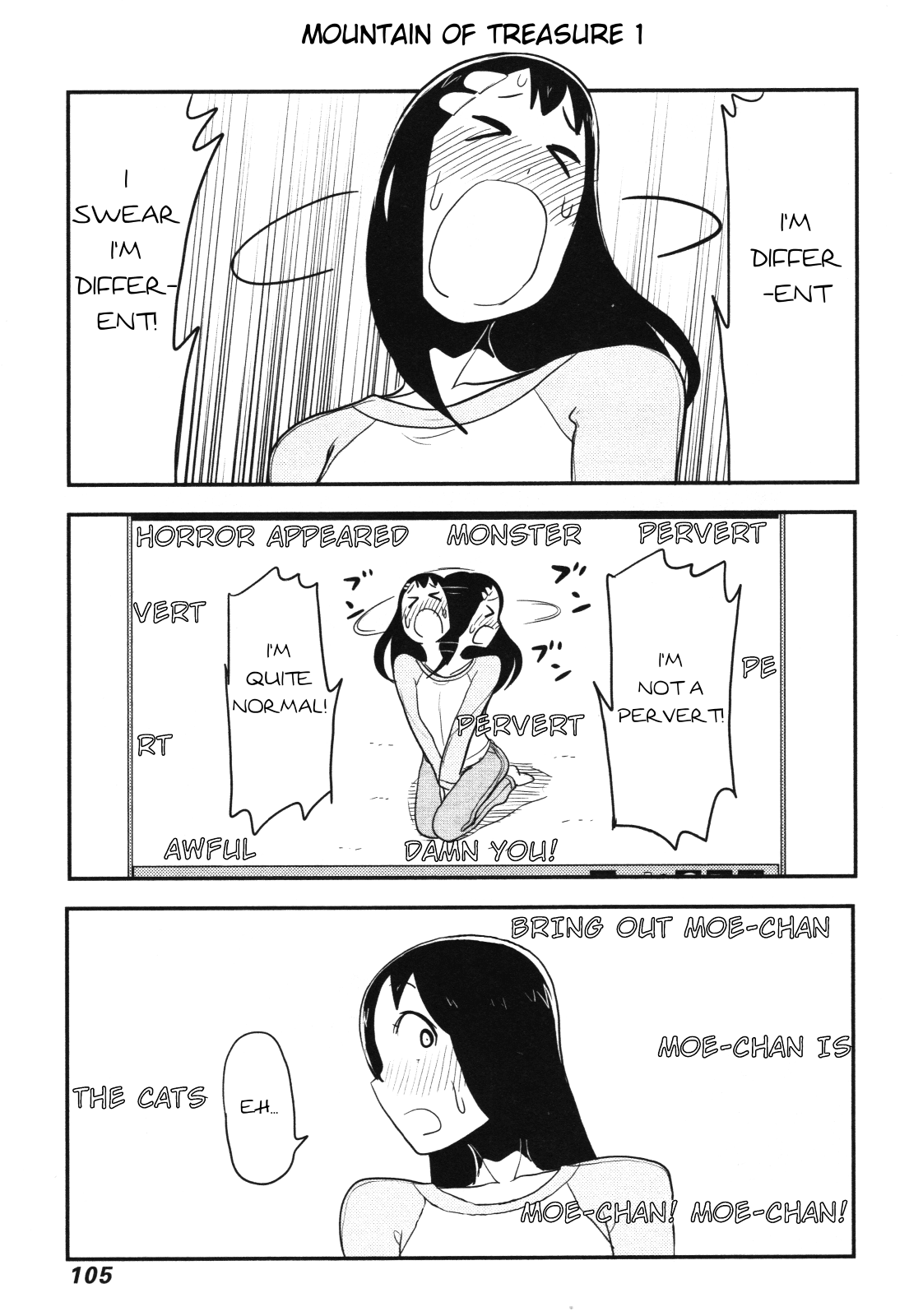 Nekogurui Minako-san Chapter 54 page 1 - Chapter 54: Mountain of Treasure 1