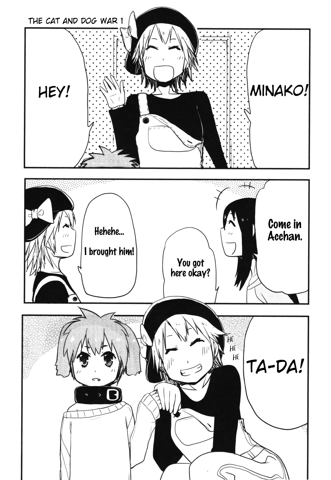 Nekogurui Minako-san Chapter 57 page 1 - Chapter 57: The Cat and Dog War 1