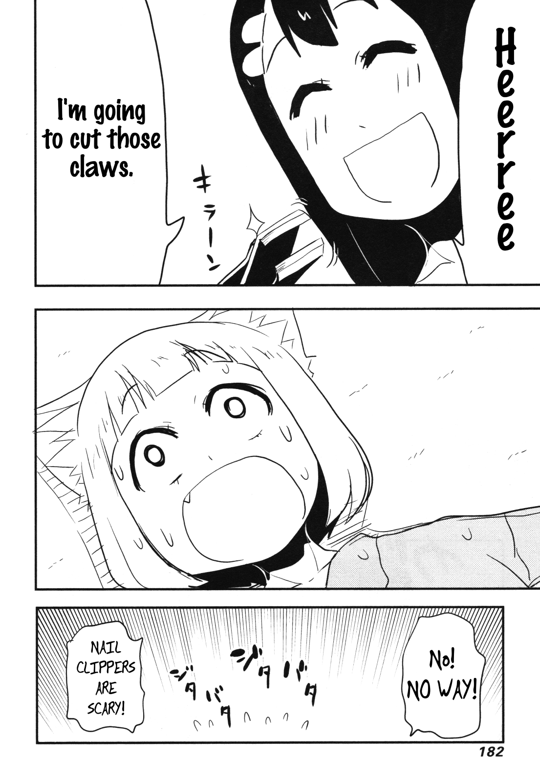 Nekogurui Minako-san Chapter 60 page 4 - Chapter 60: Cat Tools: Nail Clipper Survival