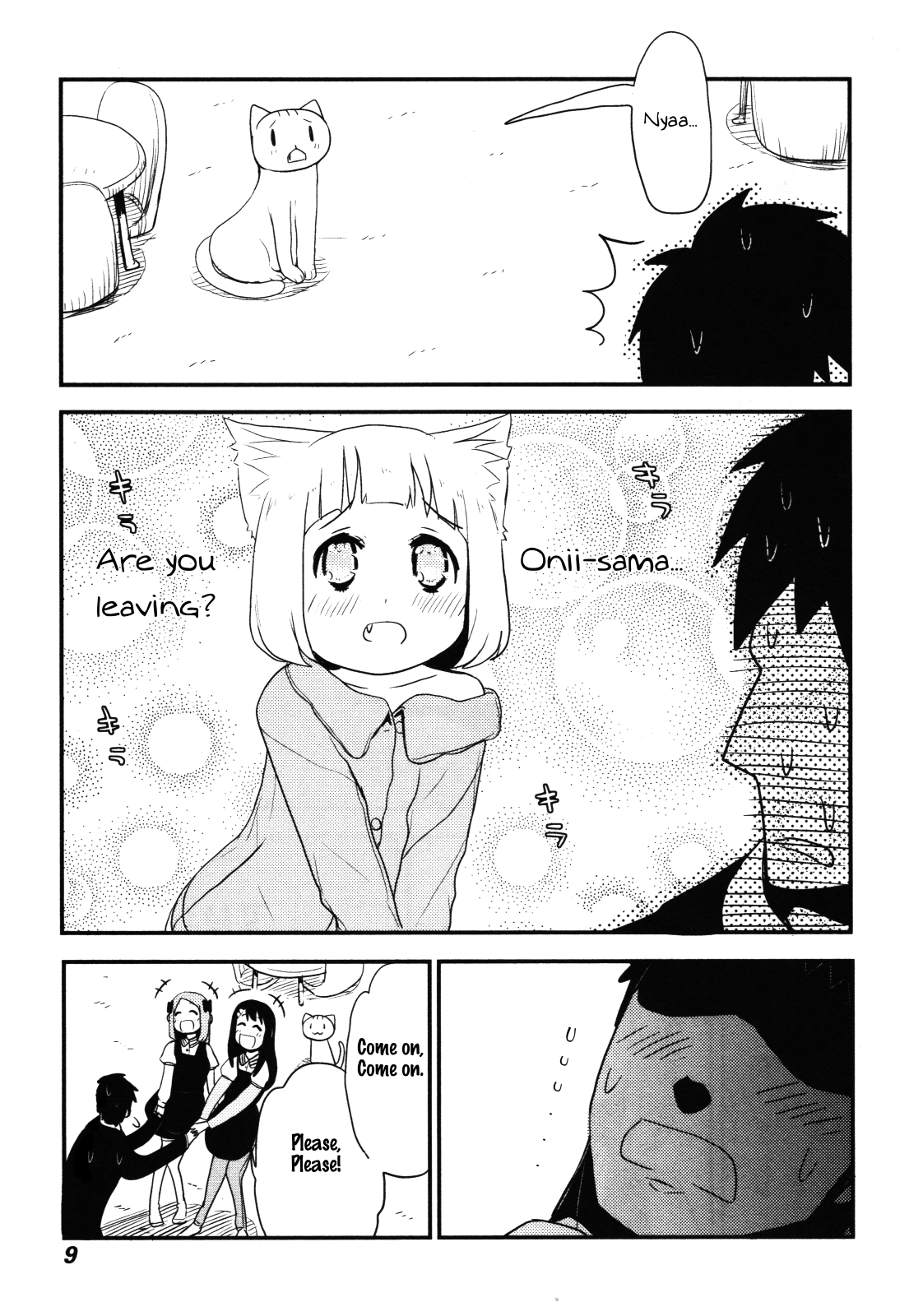 Nekogurui Minako-san Chapter 61 page 8 - Chapter 61: The Innocent Visitor