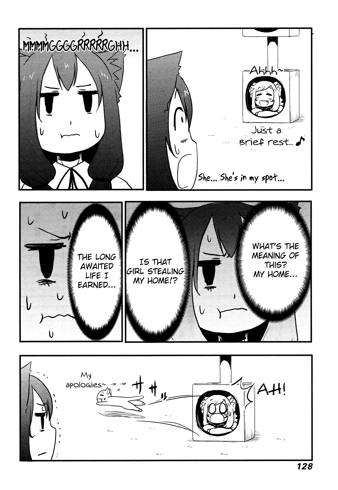 Nekogurui Minako-san Chapter 69 page 8 - Chapter 69: Sudden Cat Battle