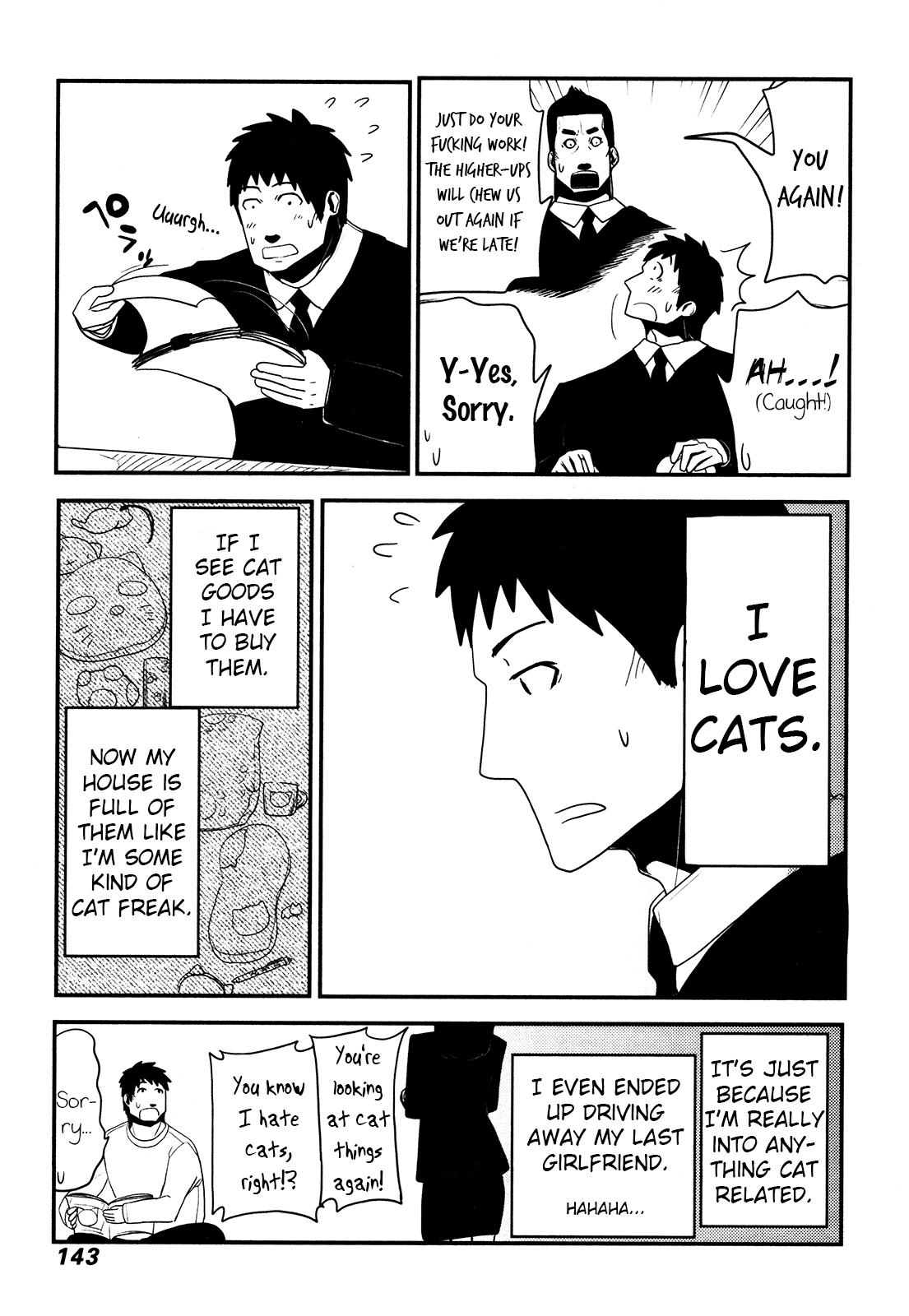 Nekogurui Minako-san Chapter 70 page 3 - Chapter 70: The Salary Man's Lunch Break