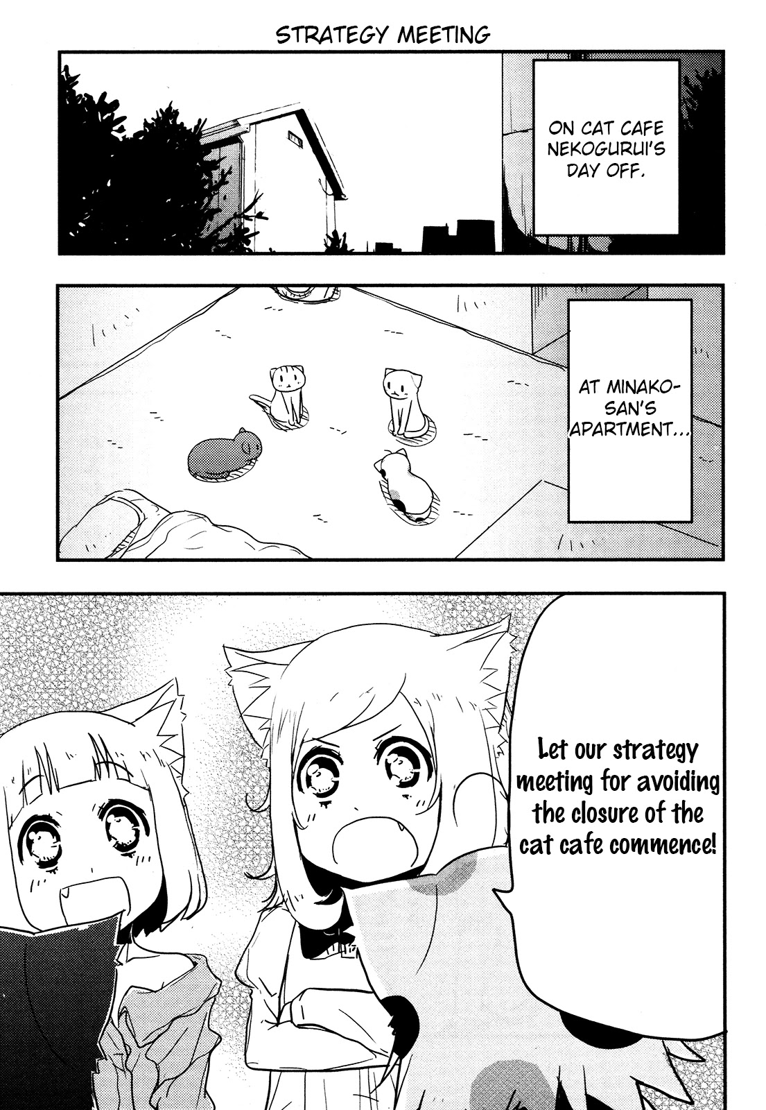 Nekogurui Minako-san Chapter 81 page 1 - Chapter 81: Strategy Meeting