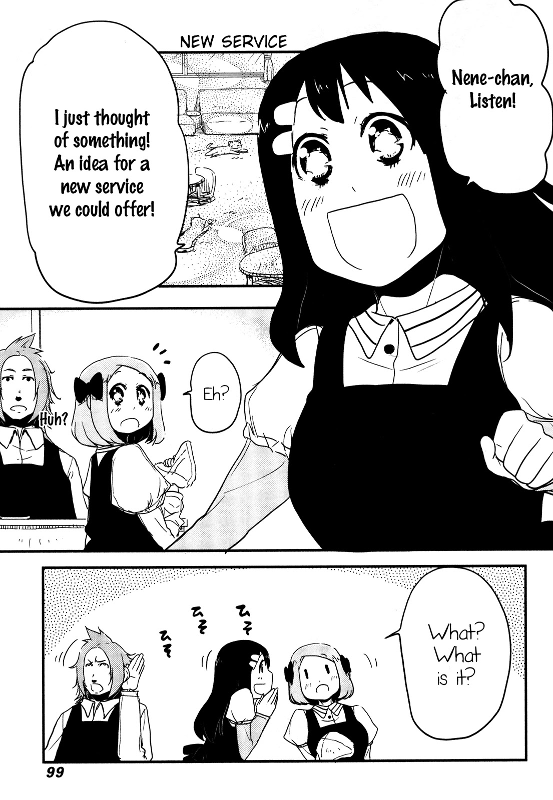 Nekogurui Minako-san Chapter 82 page 1 - Chapter 82: New Service