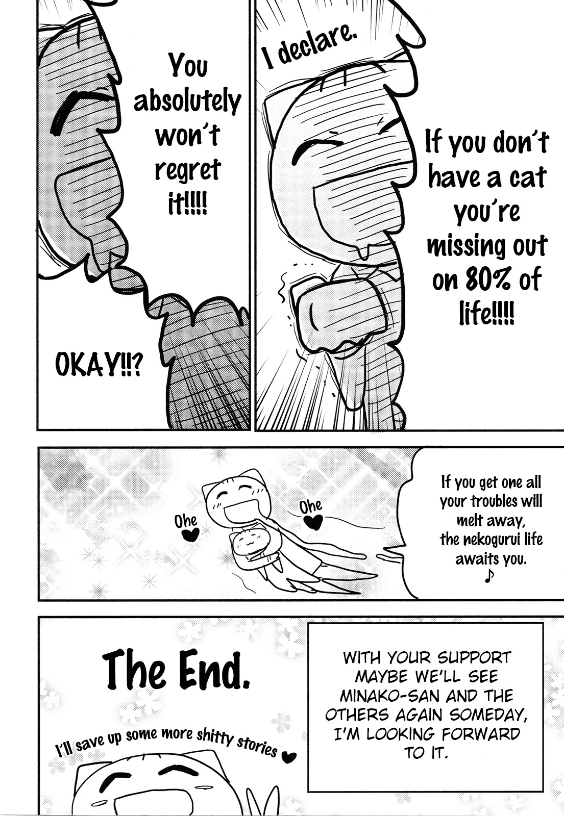 Nekogurui Minako-san Chapter 87 page 24 - Chapter 87: Smile With All That You Have [END]