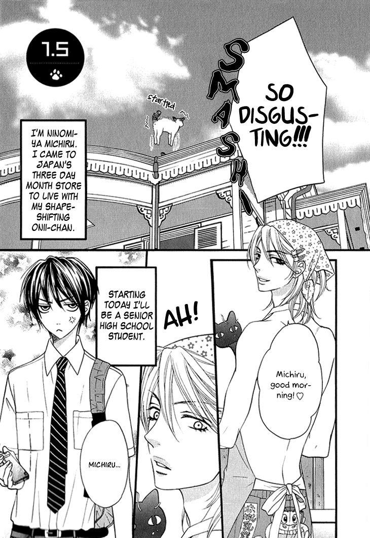 Nekoka Danshi no Shitsukekata Chapter 1.5 page 7 - Chapter 1.5