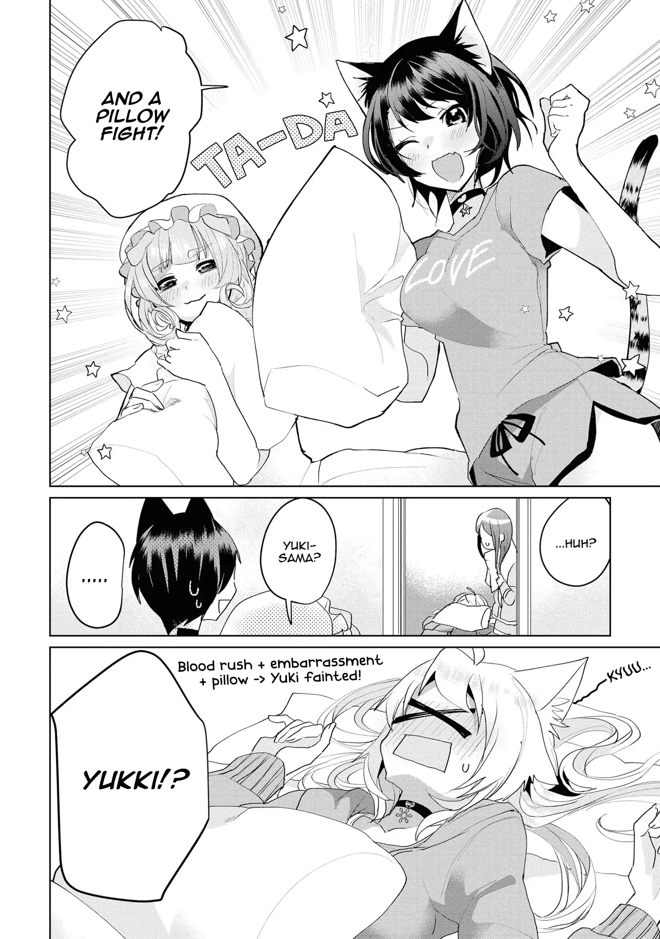 Nekomusume Shoukougun Chapter 28.5 page 6 - Chapter 28.5: Sleepover Party Night