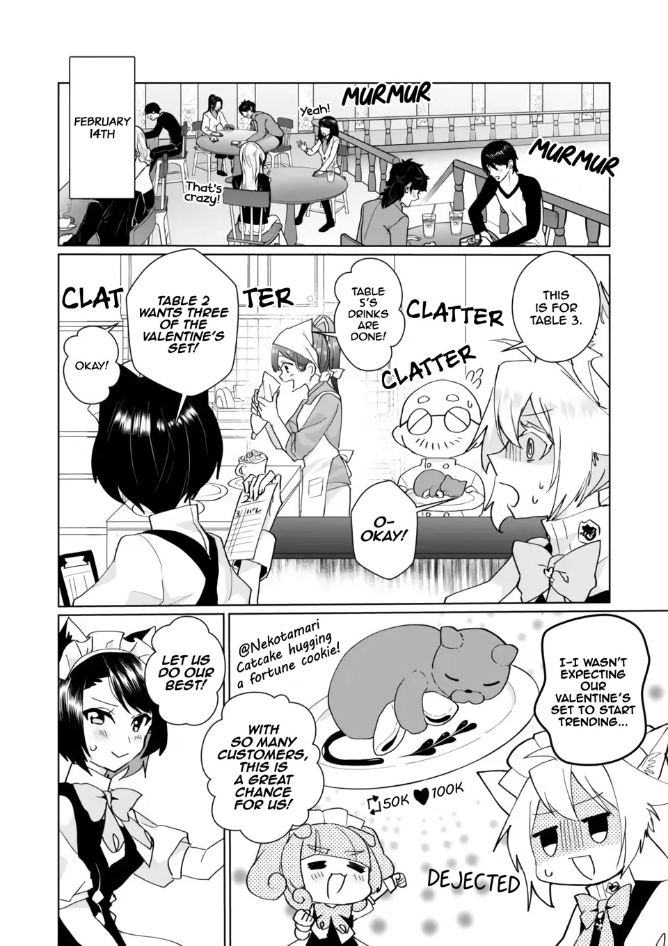 Nekomusume Shoukougun Chapter 91 page 2 - Chapter 91: Valentine's Night Waiting