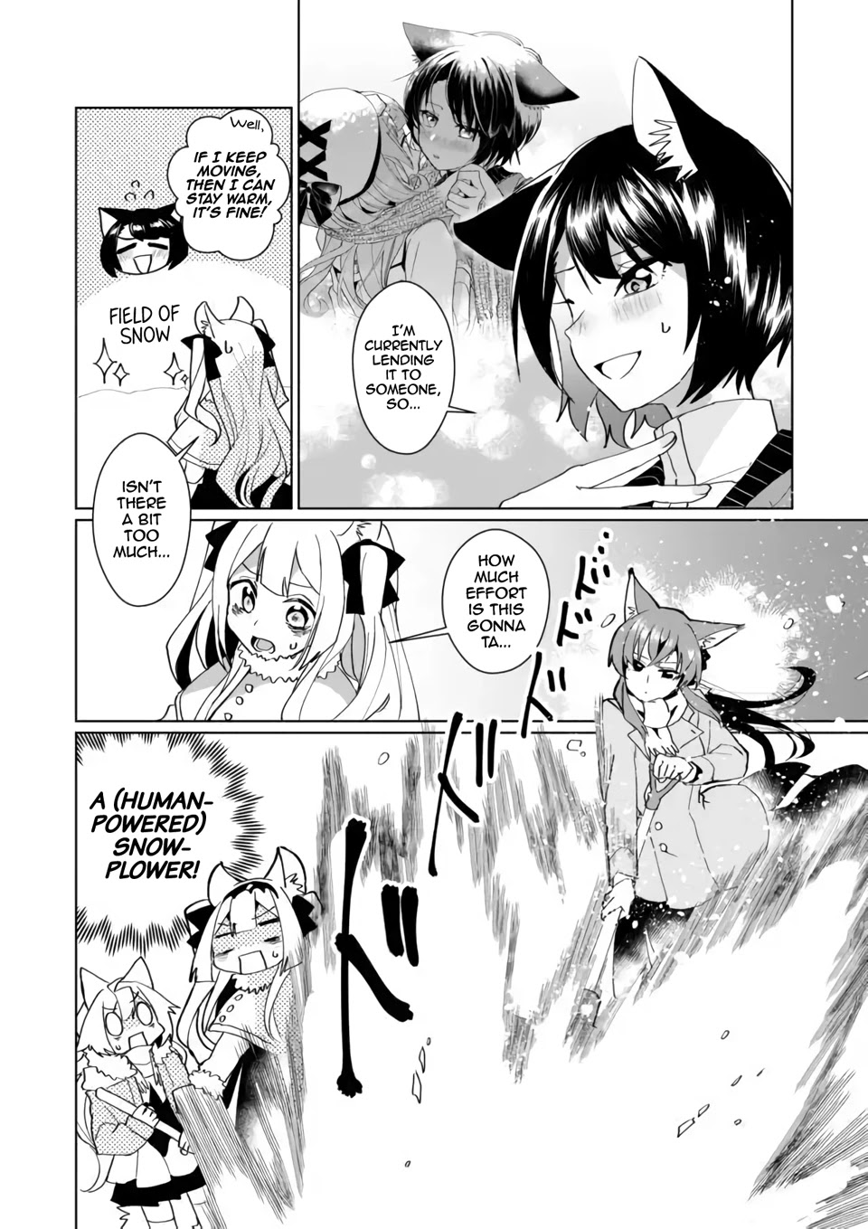 Nekomusume Shoukougun Chapter 92 page 4 - Chapter 92: Impact Snowscape