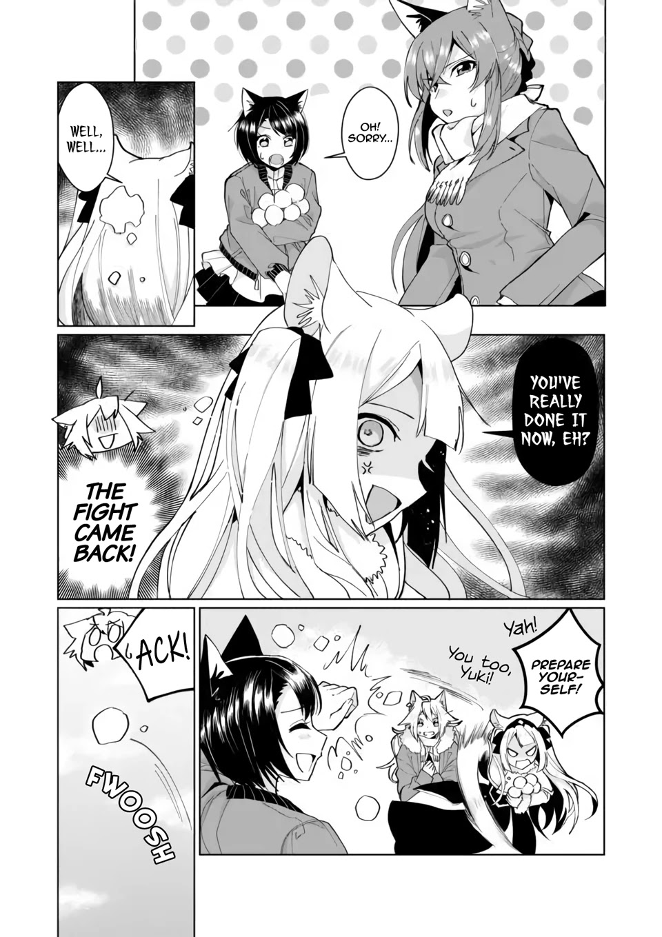 Nekomusume Shoukougun Chapter 92 page 7 - Chapter 92: Impact Snowscape